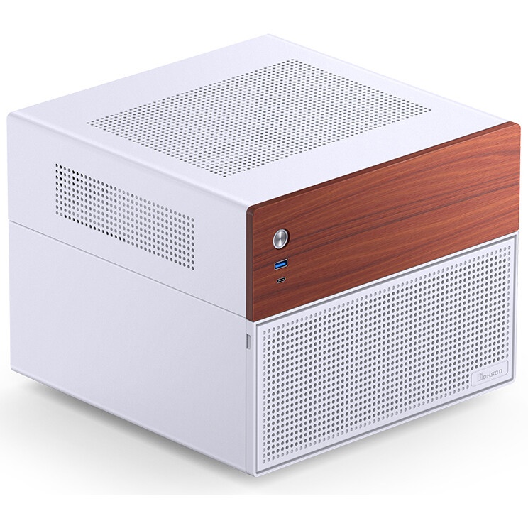 Корпус без блока питания HSPD M210, Mesh Mid Tower, Black, 0.7 SPCC, 1x90mm mATX, mITX 140/280/150mm