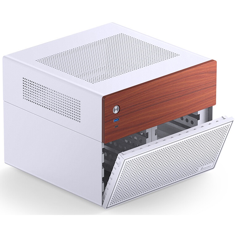 Корпус без блока питания HSPD M210, Mesh Mid Tower, Black, 0.7 SPCC, 1x90mm mATX, mITX 140/280/150mm