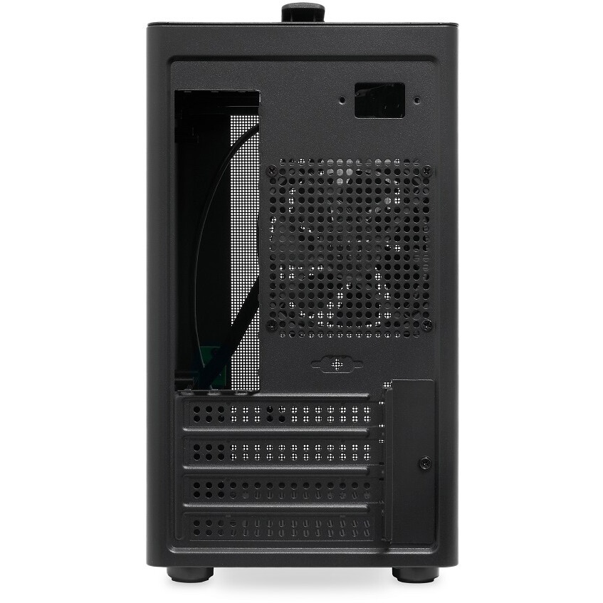 Корпус без блока питания HSPD M210, Mesh Mid Tower, Black, 0.7 SPCC, 1x90mm mATX, mITX 140/280/150mm