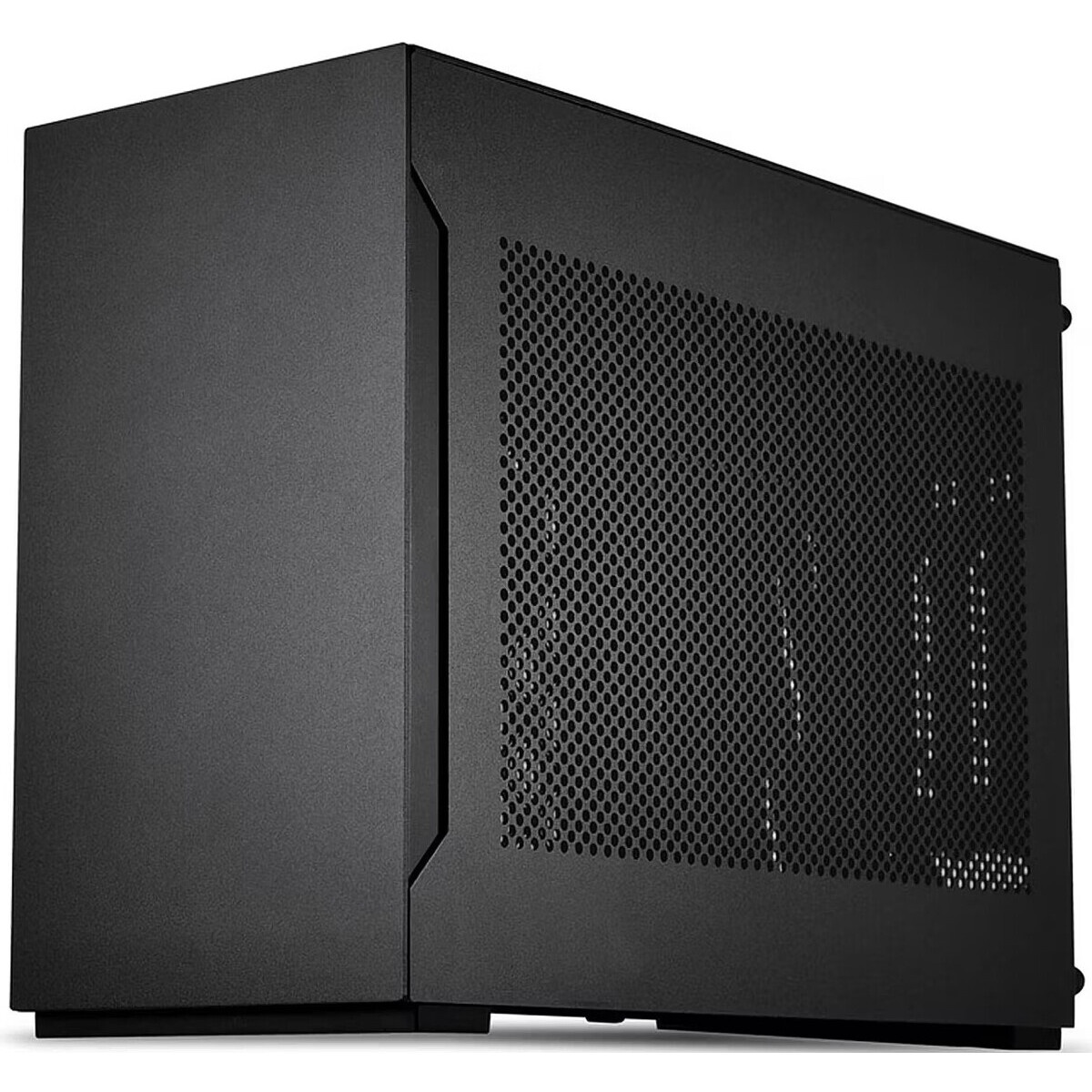 Корпус без блока питания HSPD M210, Mesh Mid Tower, Black, 0.7 SPCC, 1x90mm mATX, mITX 140/280/150mm