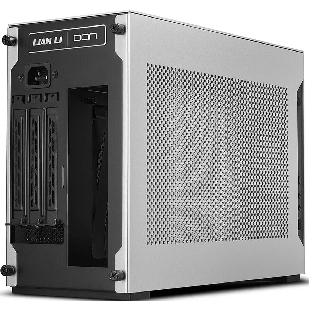 Корпус без блока питания HSPD M210, Mesh Mid Tower, Black, 0.7 SPCC, 1x90mm mATX, mITX 140/280/150mm