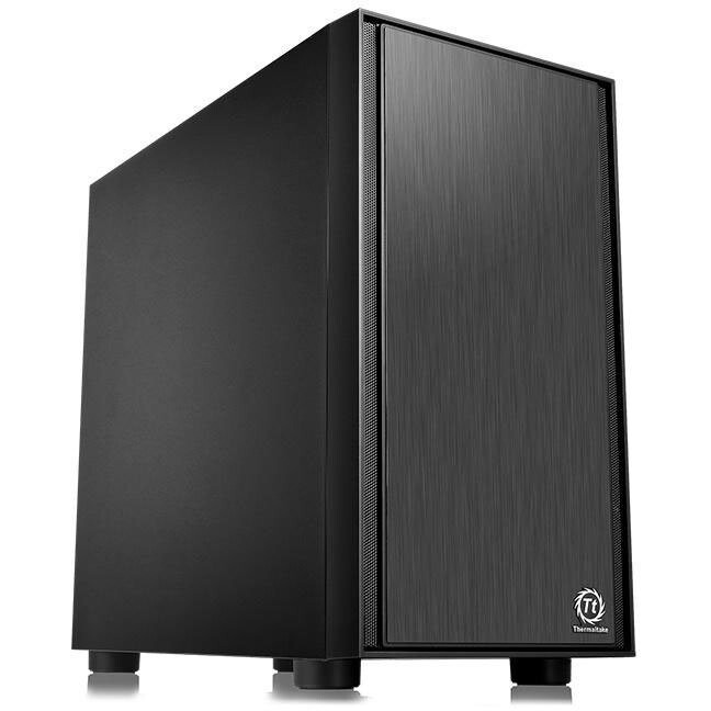 Корпус без блока питания HSPD M210, Mesh Mid Tower, Black, 0.7 SPCC, 1x90mm mATX, mITX 140/280/150mm