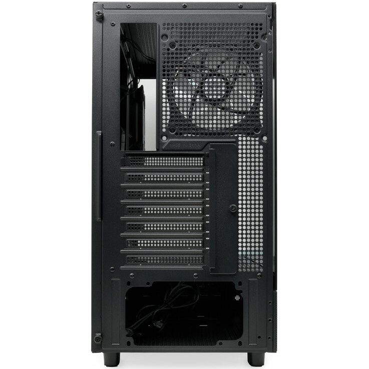 Компьютерный корпус  HSPD F710, Panoramic Mid Tower, черный, TG, 0.5 SPCC, 3x120mm ARGB E-ATX, ATX,
