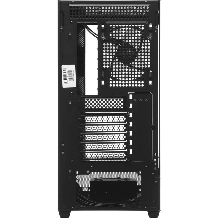 Компьютерный корпус  HSPD F710, Panoramic Mid Tower, черный, TG, 0.5 SPCC, 3x120mm ARGB E-ATX, ATX,
