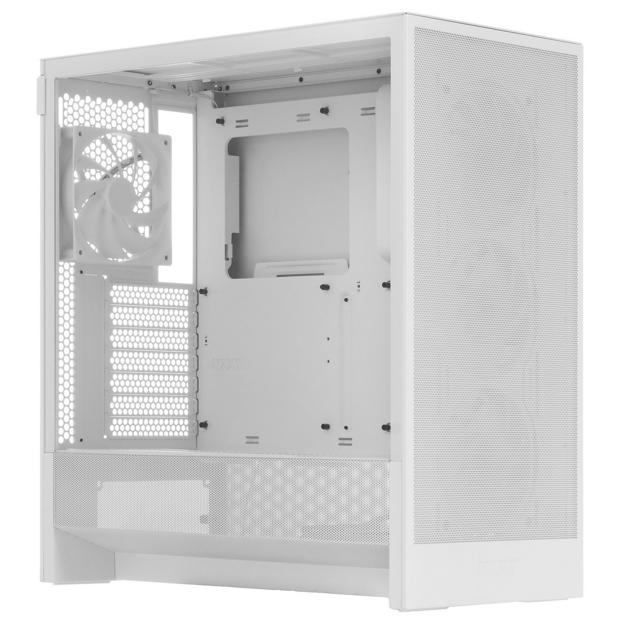 Корпус ПК без блока питания NZXT H5 Flow RGB, Midi-Tower, TG, 4x120mm RGB, 1xUSB-A 3.2 + 1xUSB-C 3.2