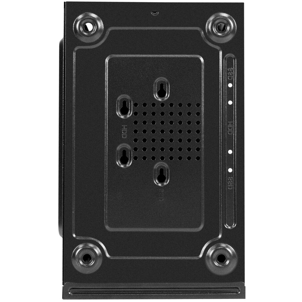 Корпус с блоком питания Foxline 450Вт./ Case Forza mATX, 450W, 2xUSB2.0+2xUSB3.0, Black, w/o FAN, 8