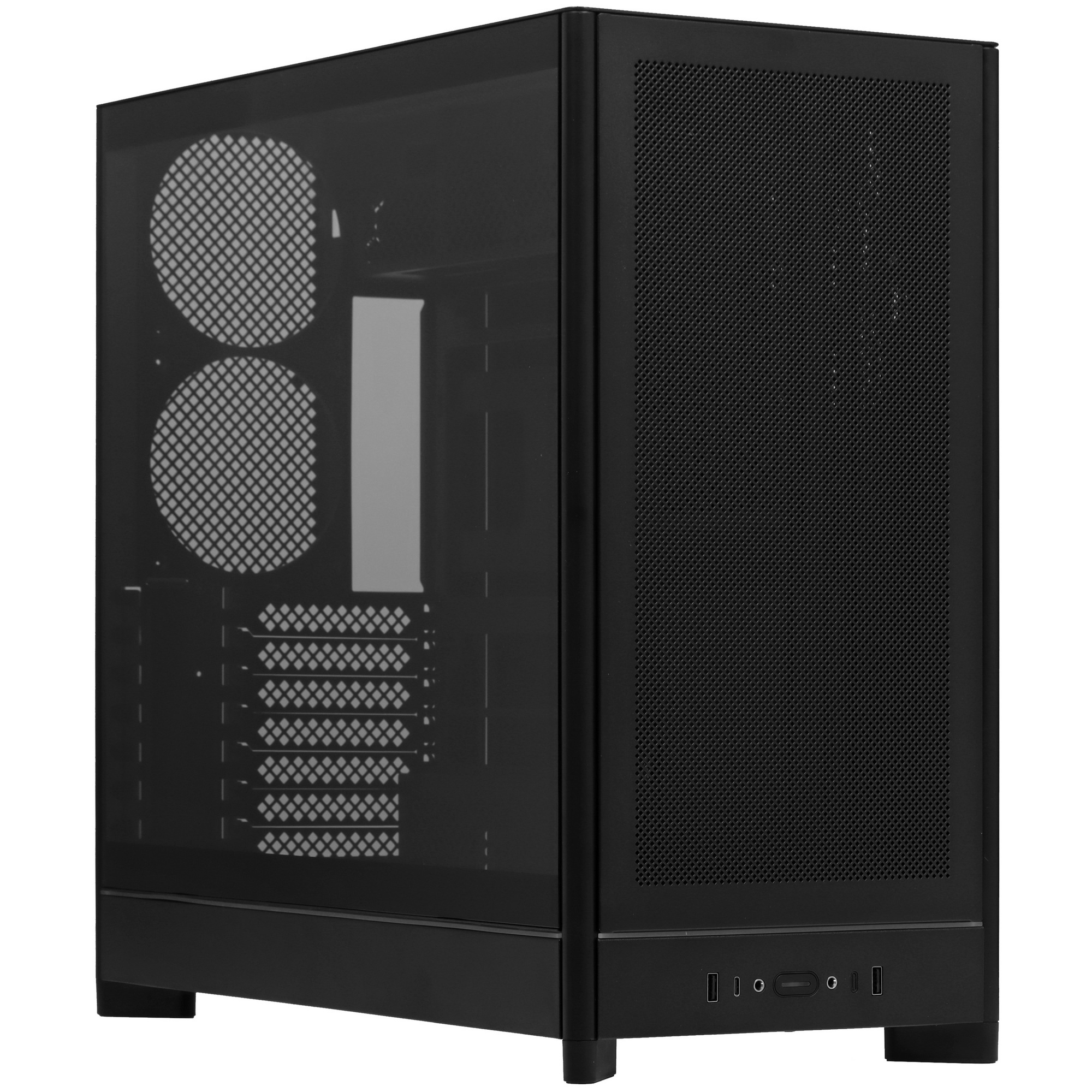 Корпус Montech HS01 черный без БП ATX 2xUSB3.0 1xUSB3.1 audio bott PSU