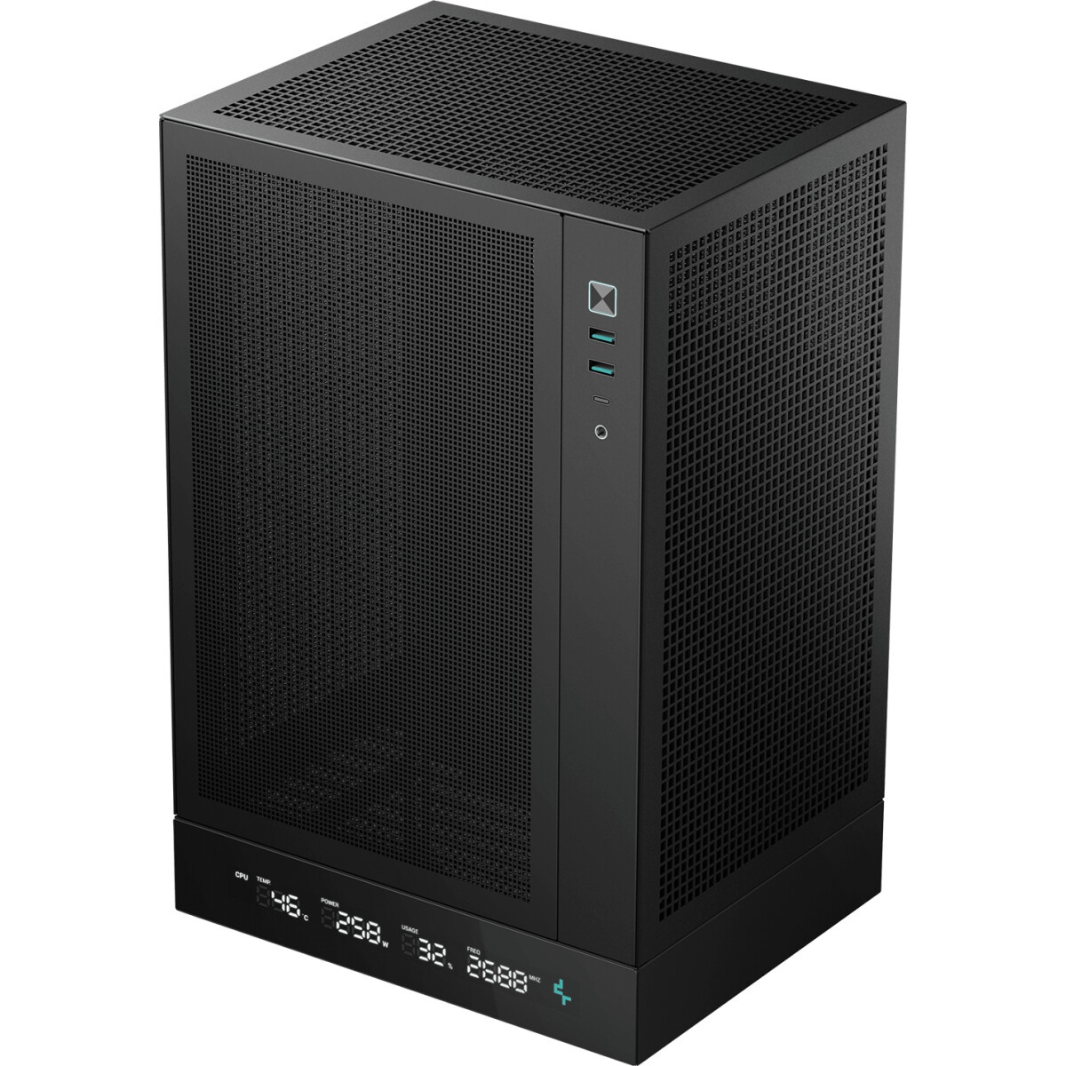 Корпус без блока питания Fractal Design Terra, Mini-Tower, no fans, 1xUSB-A 3.0 + 1xUSB 3.2 Type-C,