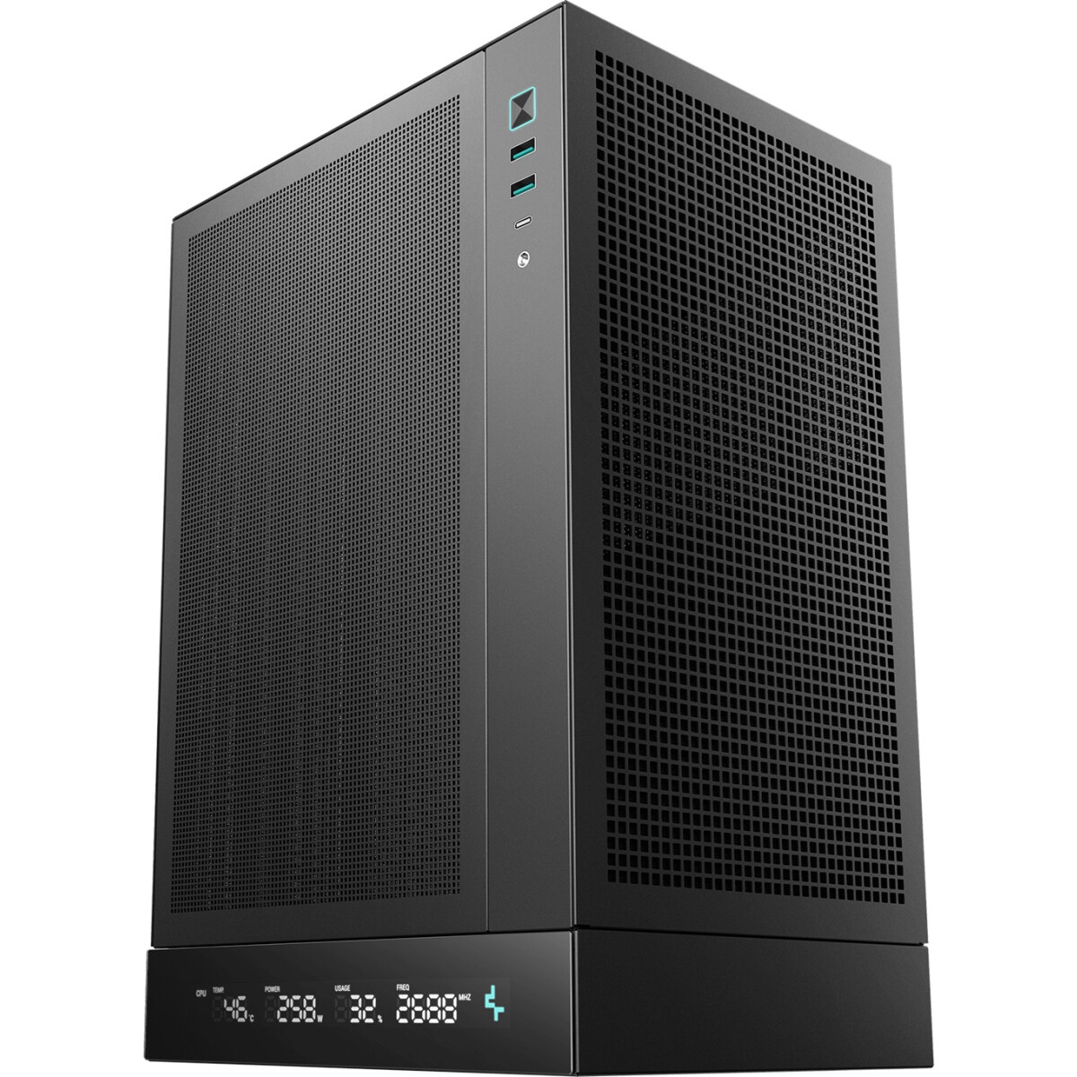 Корпус без блока питания Fractal Design Terra, Mini-Tower, no fans, 1xUSB-A 3.0 + 1xUSB 3.2 Type-C,