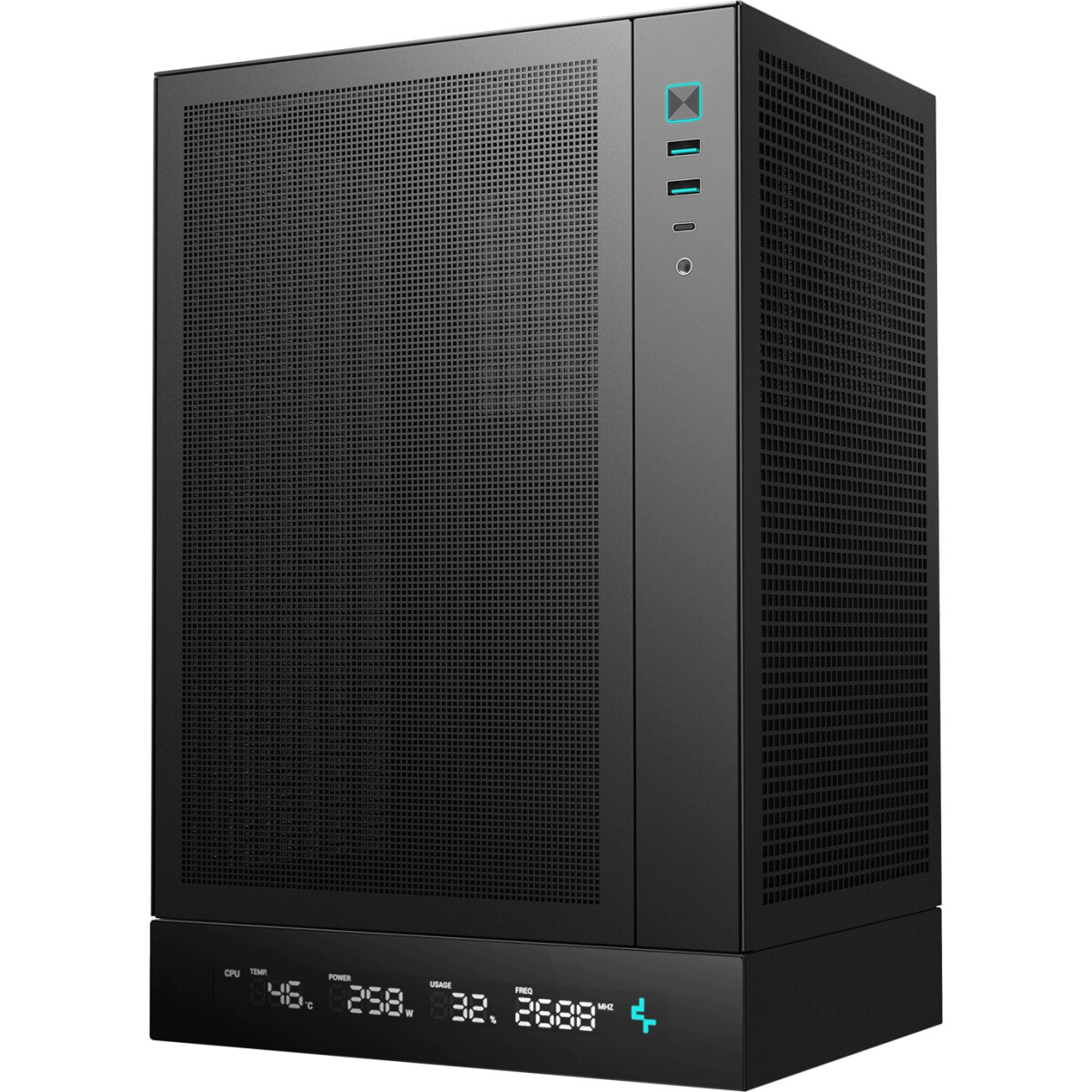 Корпус без блока питания Fractal Design Terra, Mini-Tower, no fans, 1xUSB-A 3.0 + 1xUSB 3.2 Type-C,