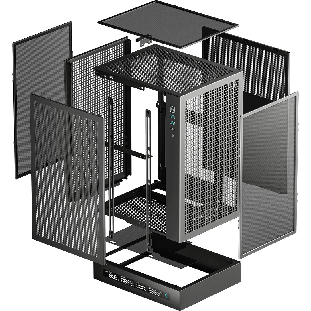 Корпус без блока питания Fractal Design Terra, Mini-Tower, no fans, 1xUSB-A 3.0 + 1xUSB 3.2 Type-C,