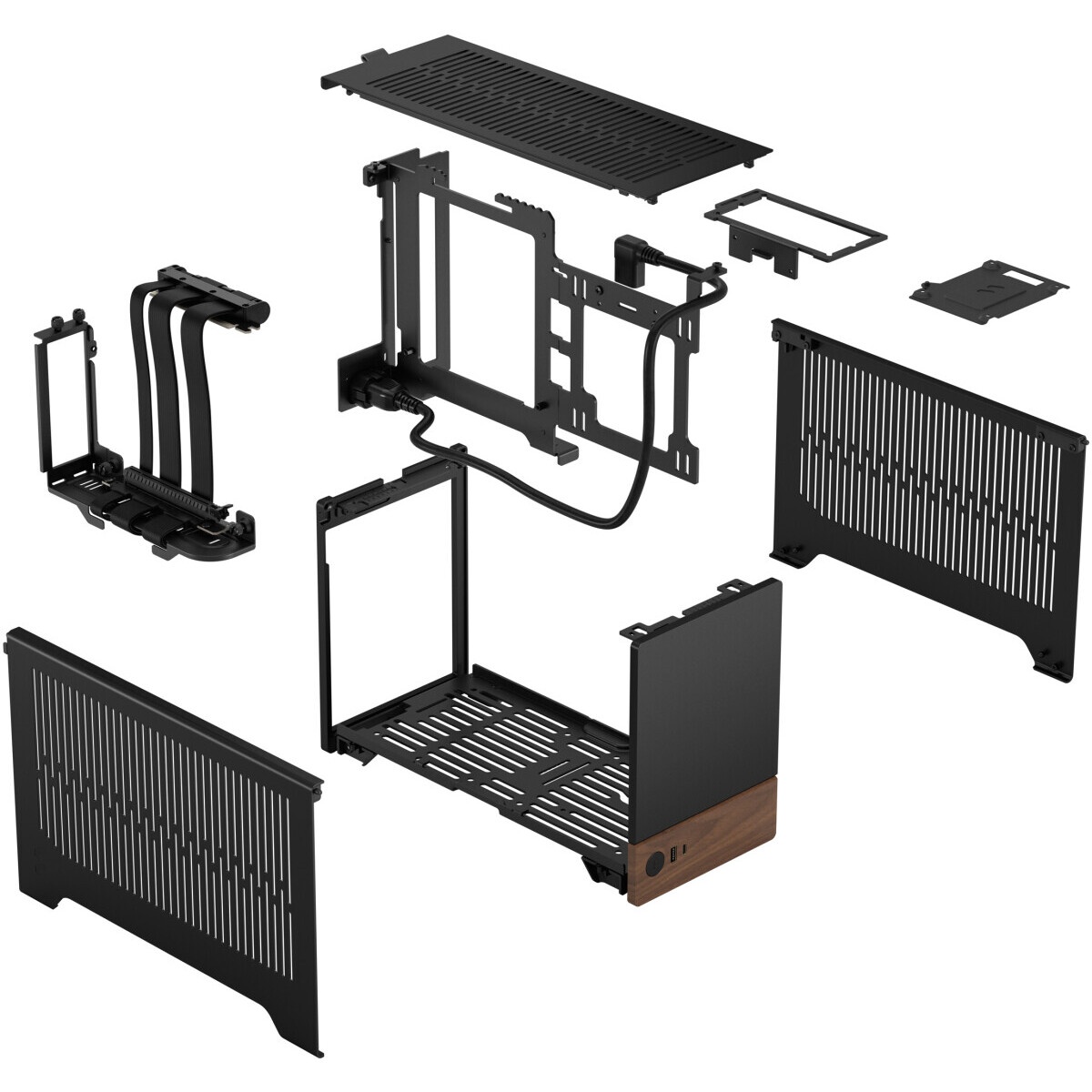 Корпус без блока питания Fractal Design Terra, Mini-Tower, no fans, 1xUSB-A 3.0 + 1xUSB 3.2 Type-C,