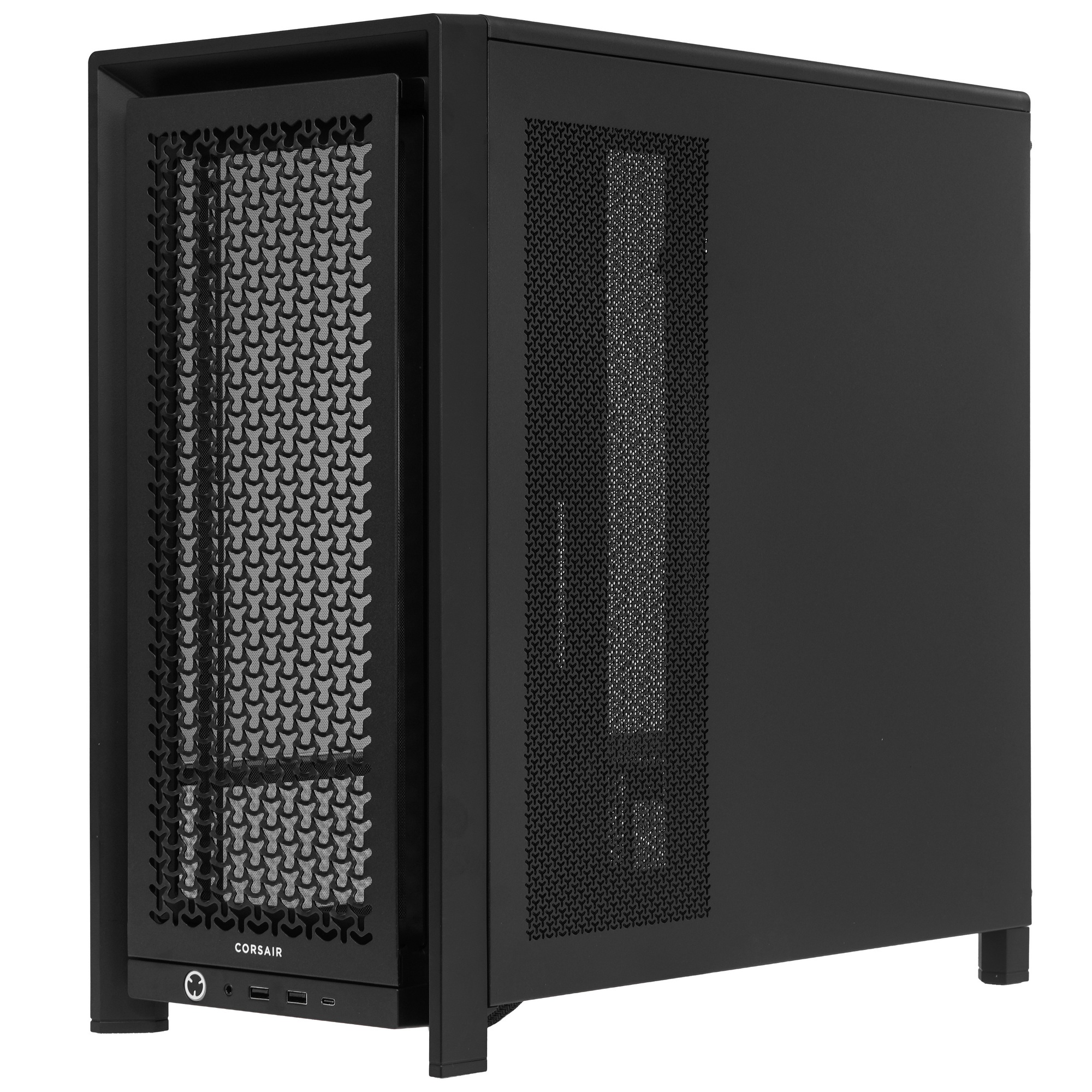 Корпус без блока питания Corsair Frame 4000D, Midi-Tower, TG, no fan, 2xUSB-A 3.2, 1xUSB 3.2 Type-C,