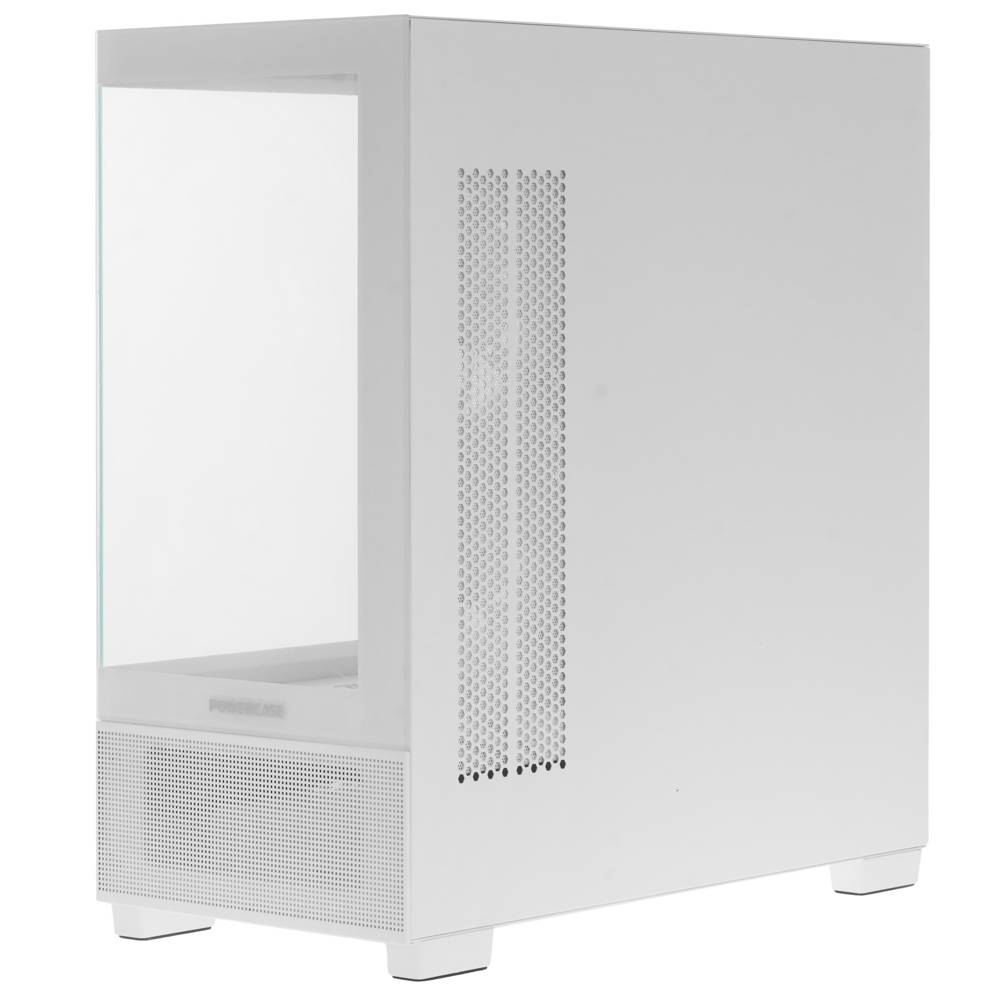 Корпус Powercase Vision Micro M3W, Tempered Glass, 3x 120mm ARGB PWM Fan, белый, mATX (CVMMW-A3)