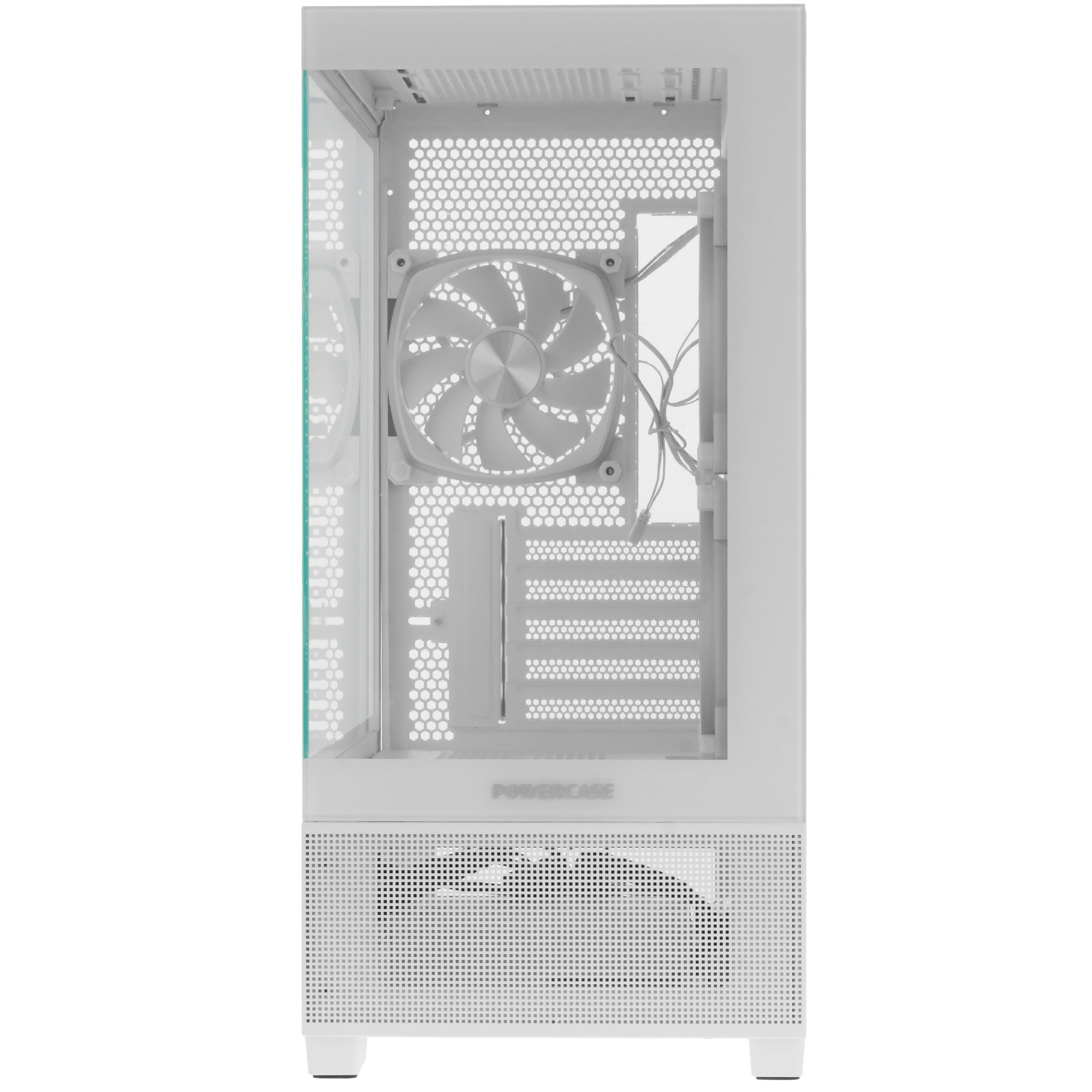 Корпус Powercase Vision Micro M3W, Tempered Glass, 3x 120mm ARGB PWM Fan, белый, mATX (CVMMW-A3)