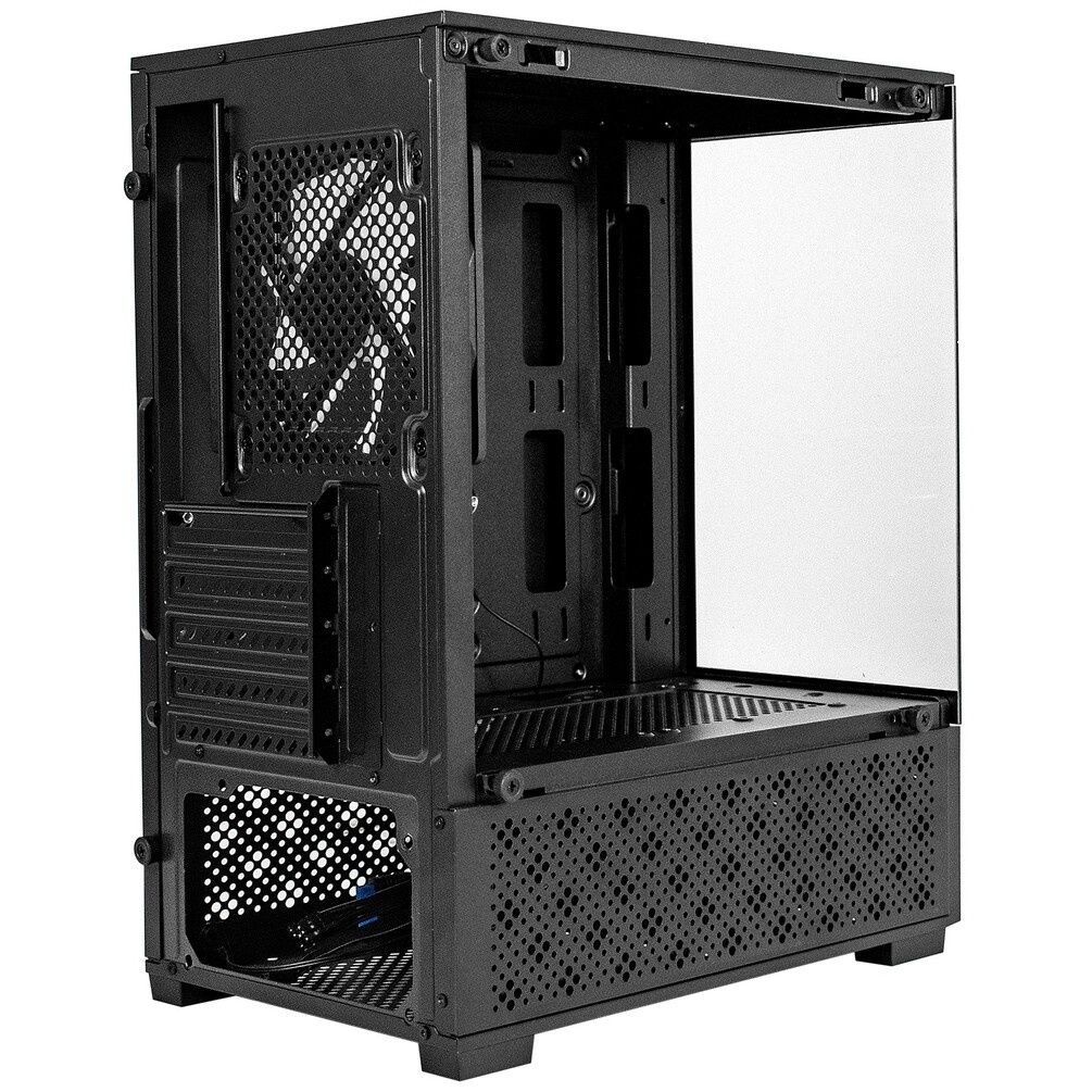 Компьютерный корпус Accord ACC-ZCU2B черный без БП mATX 1x120mm 1xUSB3.0 1xUSB3.1 audio