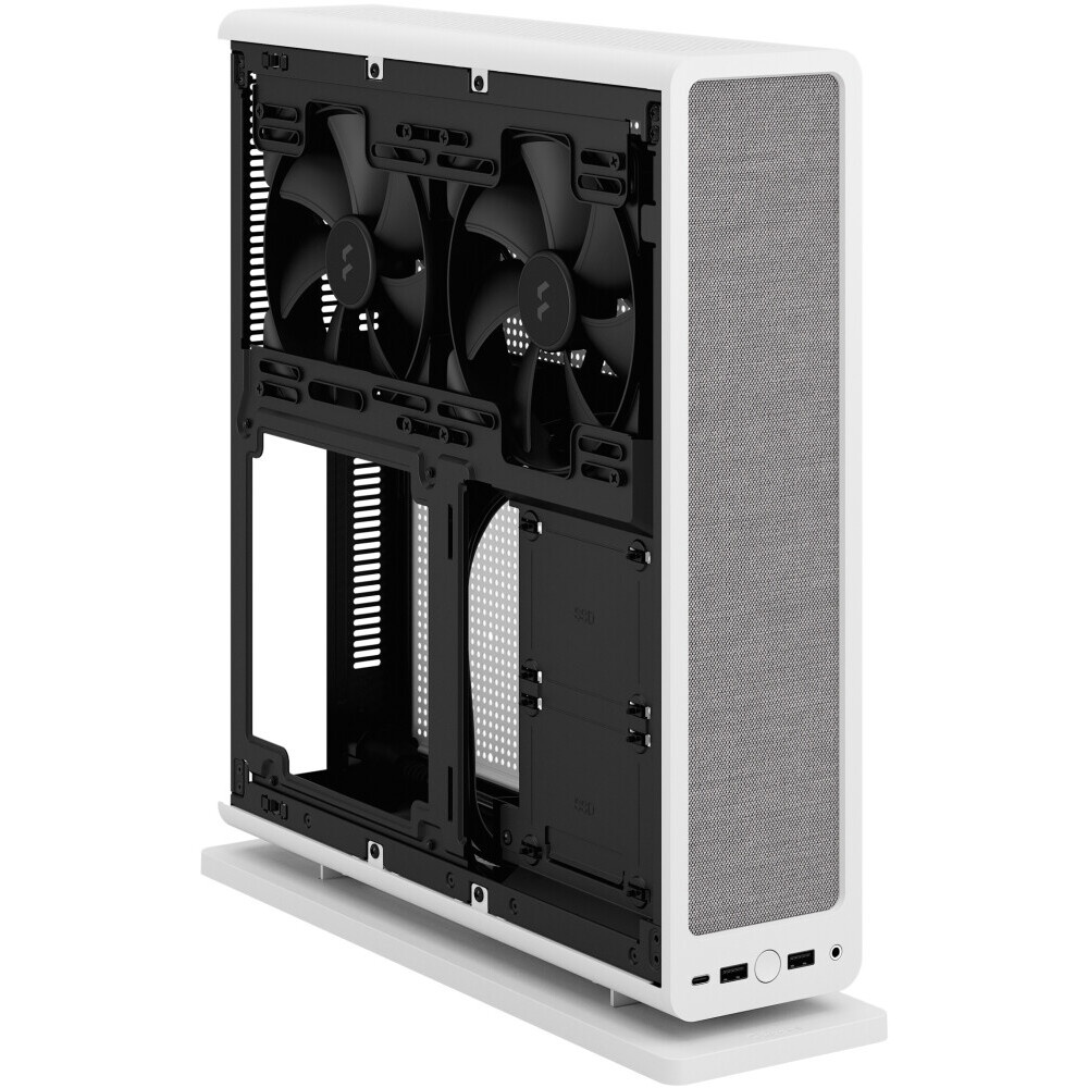 Корпус без блока питания Fractal Design Ridge, 2x140mm, 2xUSB-A 3.2 + 1xUSB 3.2 Type-C, SFX PSU Supp