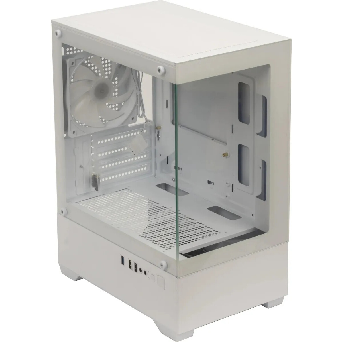 Компьютерный корпус Accord ACC-ZCU2W белый без БП mATX 1x120mm 1xUSB3.0 1xUSB3.1 audio
