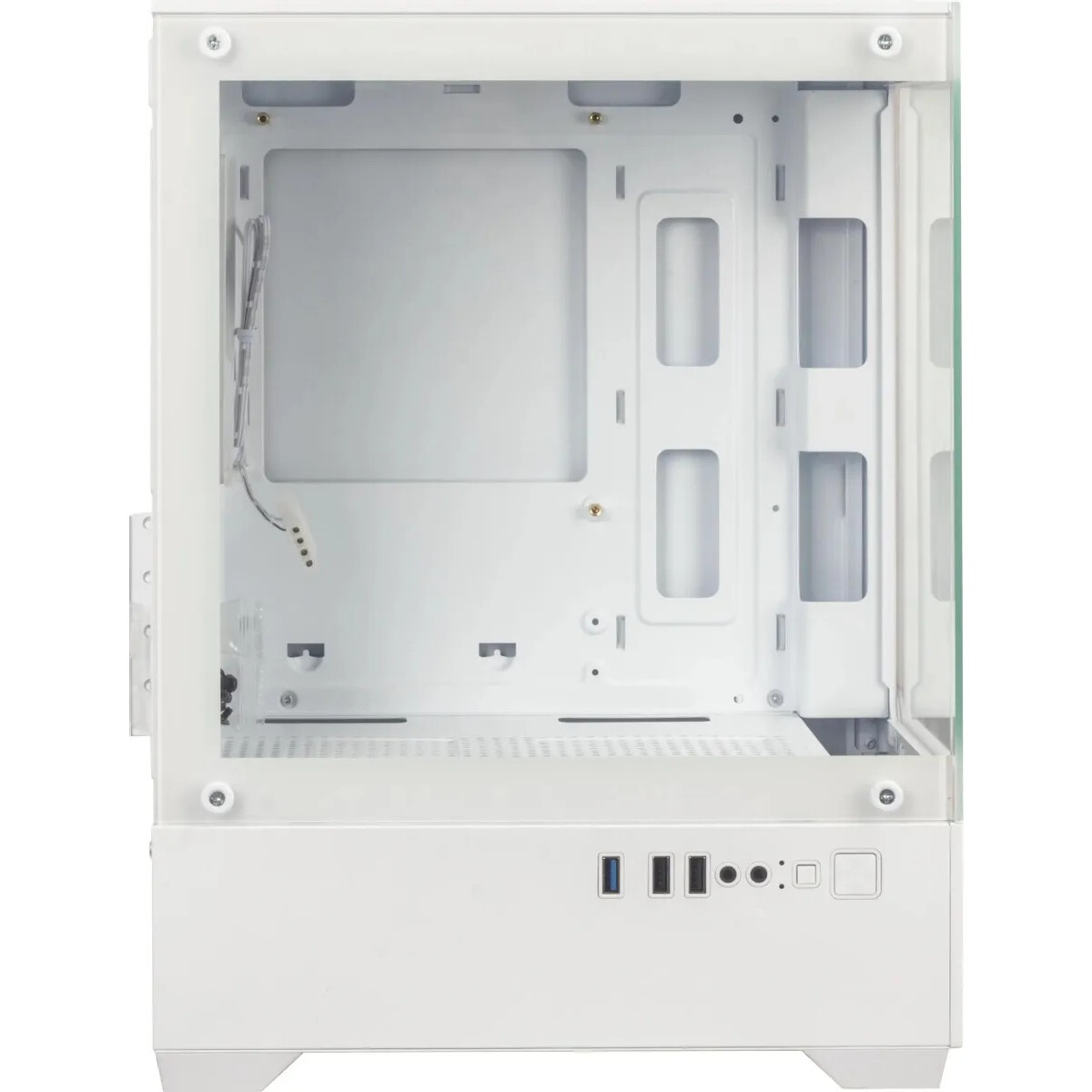Компьютерный корпус Accord ACC-ZCU2W белый без БП mATX 1x120mm 1xUSB3.0 1xUSB3.1 audio