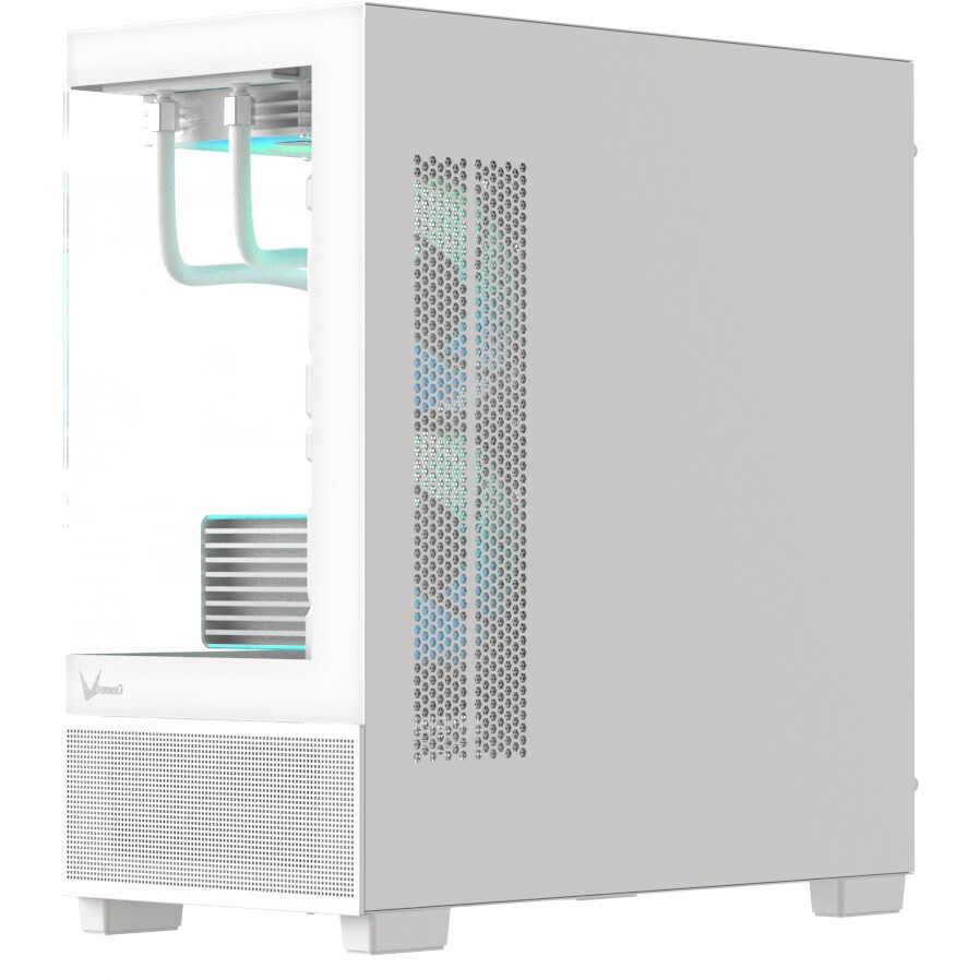 Компьютерный корпус Accord ACC-ZCU2W белый без БП mATX 1x120mm 1xUSB3.0 1xUSB3.1 audio