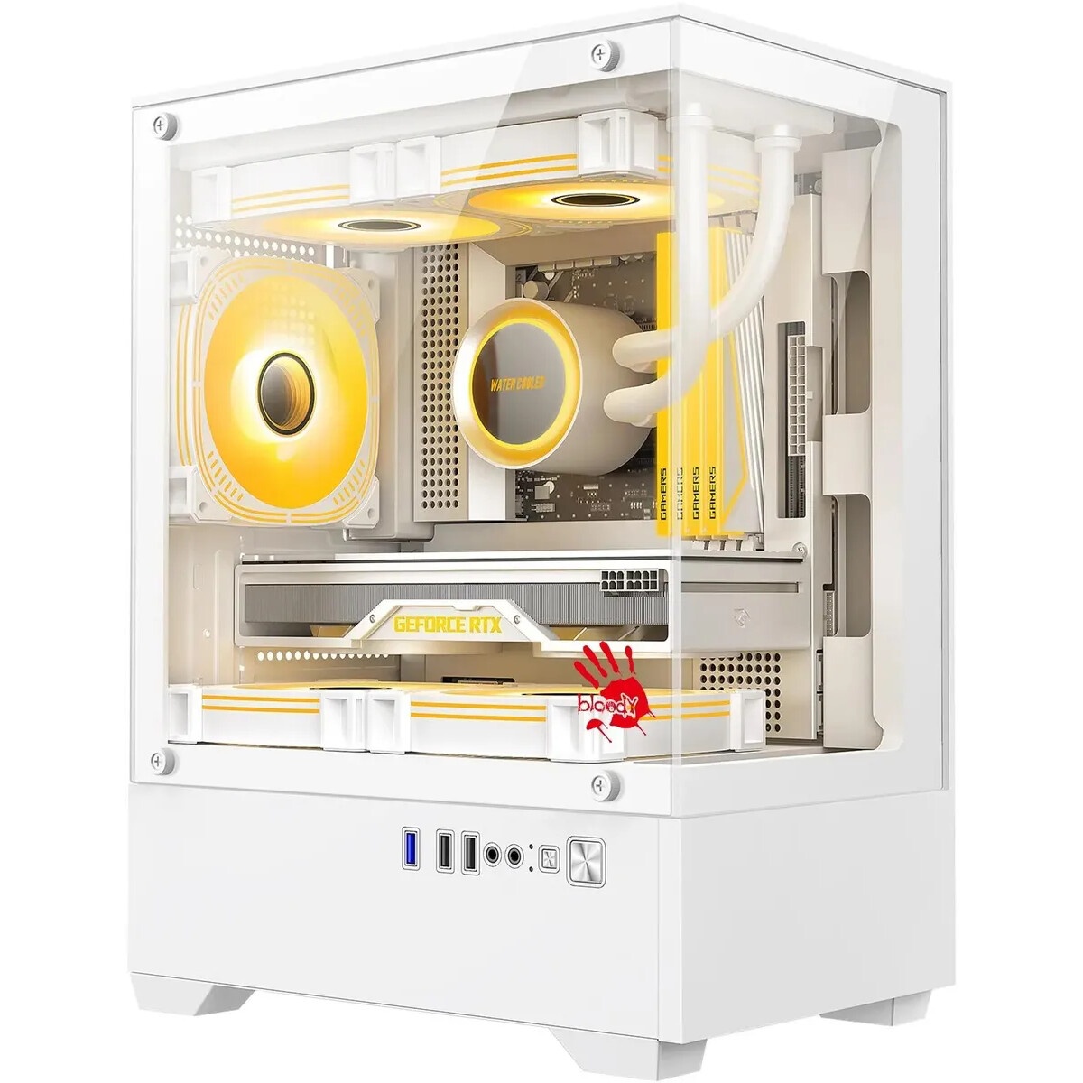 Компьютерный корпус Accord ACC-ZCU2W белый без БП mATX 1x120mm 1xUSB3.0 1xUSB3.1 audio