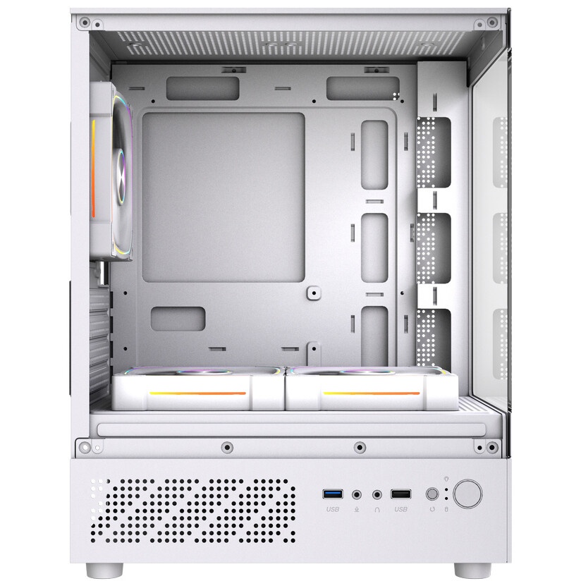 Компьютерный корпус Accord ACC-ZCU2W белый без БП mATX 1x120mm 1xUSB3.0 1xUSB3.1 audio