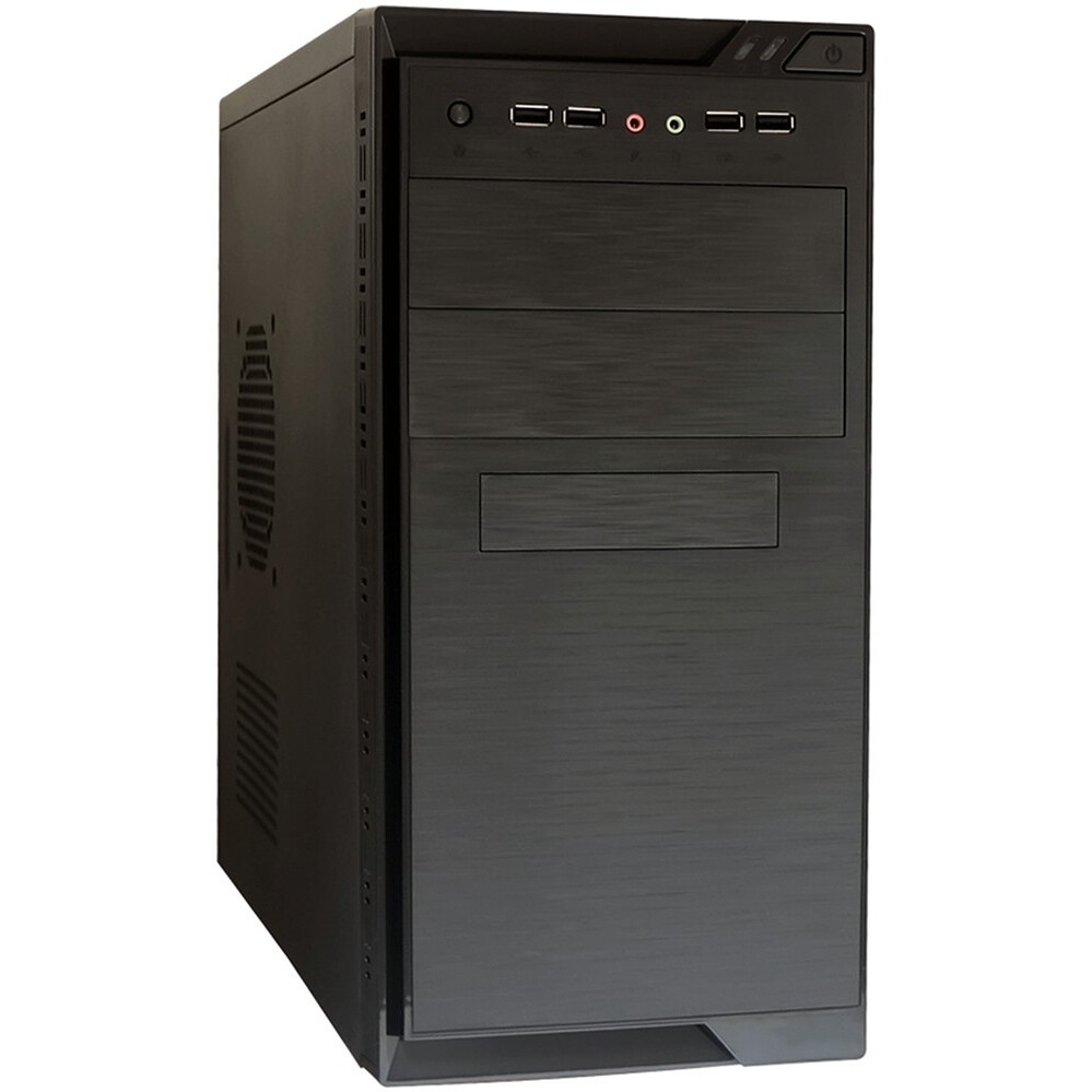Компьютерный корпус без блока питания Case Foxline FL-702, mATX, 1x5.25EXT, 1x3.5EXT, 2x3.5INT, 2xUS