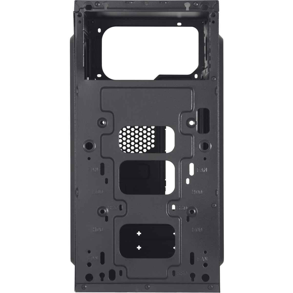 Компьютерный корпус без блока питания Case Foxline FL-702, mATX, 1x5.25EXT, 1x3.5EXT, 2x3.5INT, 2xUS