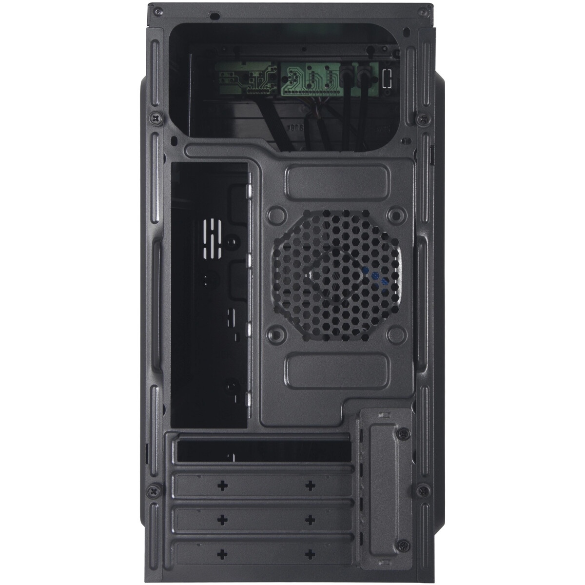 Компьютерный корпус без блока питания Case Foxline FL-702, mATX, 1x5.25EXT, 1x3.5EXT, 2x3.5INT, 2xUS