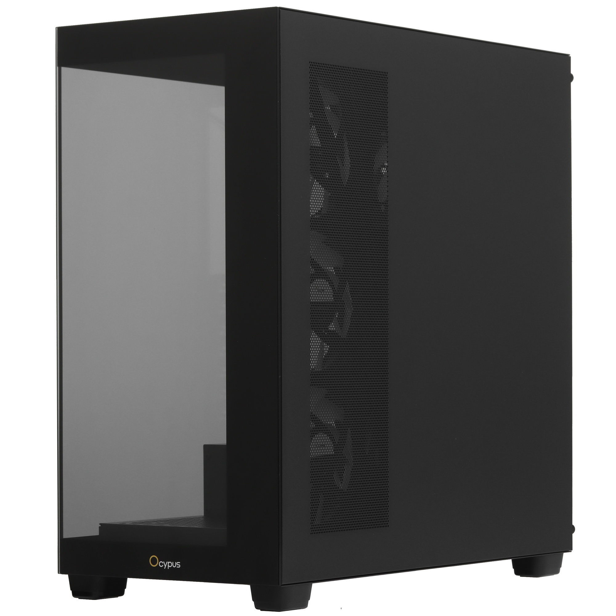 Компьютерный корпус Ocypus Gamma C72 BK ARGB  ATX / win / black / 4 ARGB fans / no PSU / Tempered Gl
