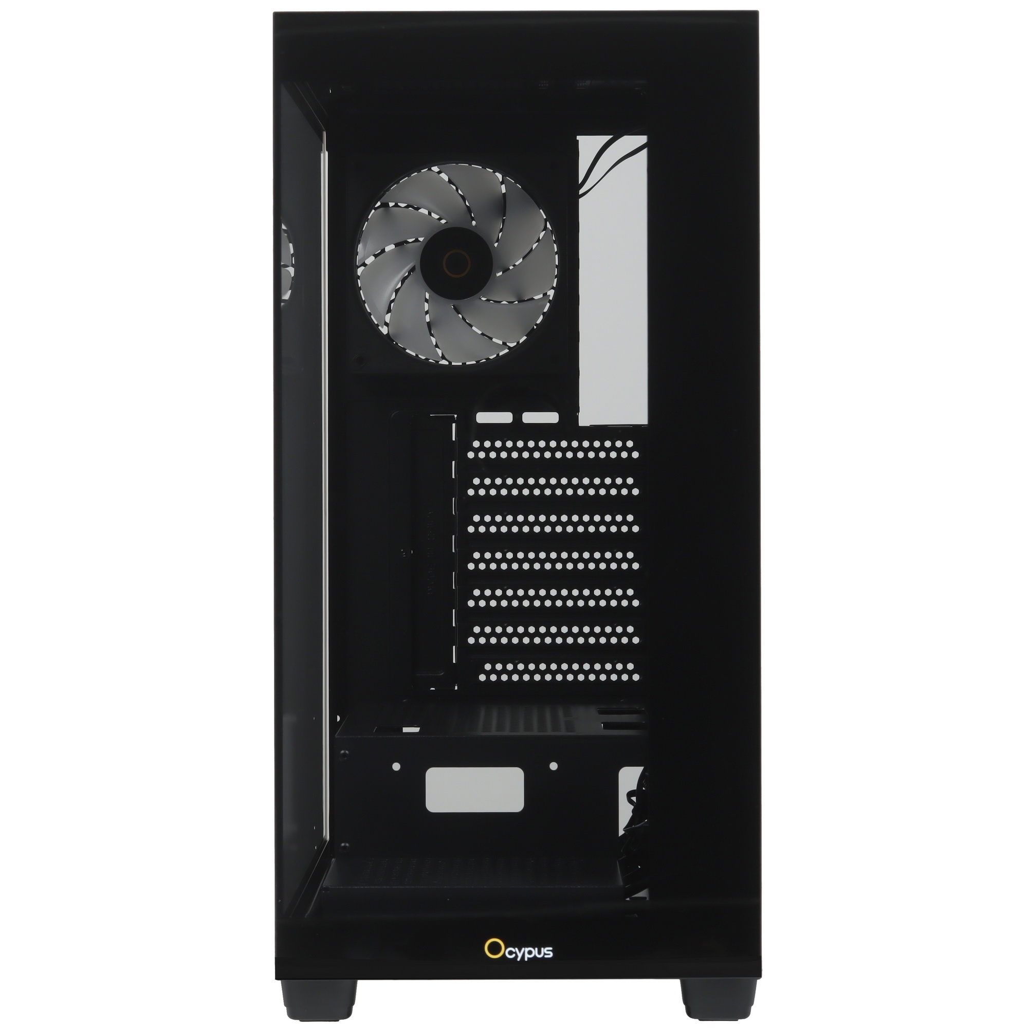 Компьютерный корпус Ocypus Gamma C72 BK ARGB  ATX / win / black / 4 ARGB fans / no PSU / Tempered Gl