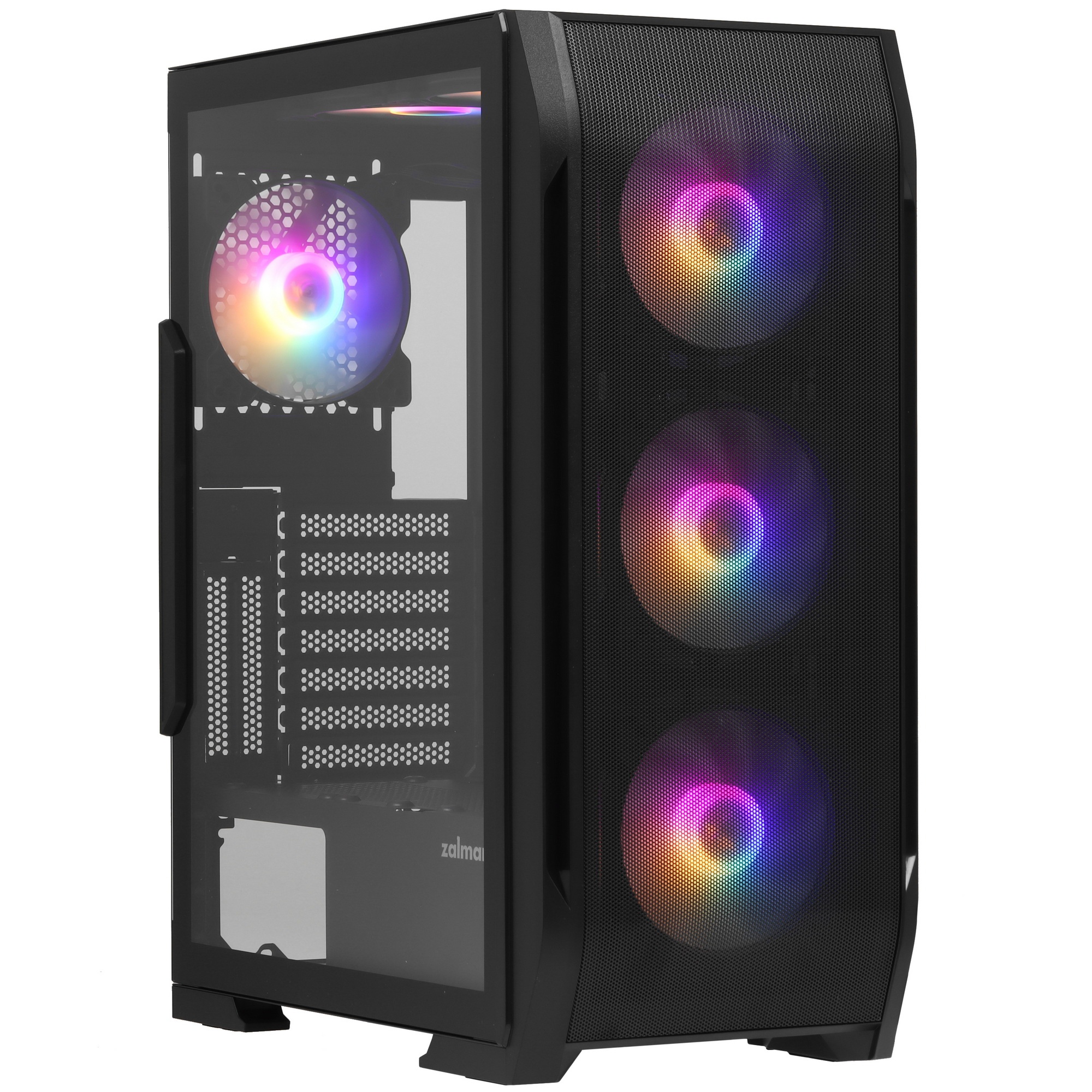 Компьютерный корпус ZALMAN N7 PLUS V2, ATX, BLACK, WINDOW, 1xCombo (3.5” or 2.5”), 1 x 3.5”, 3 x 2.5