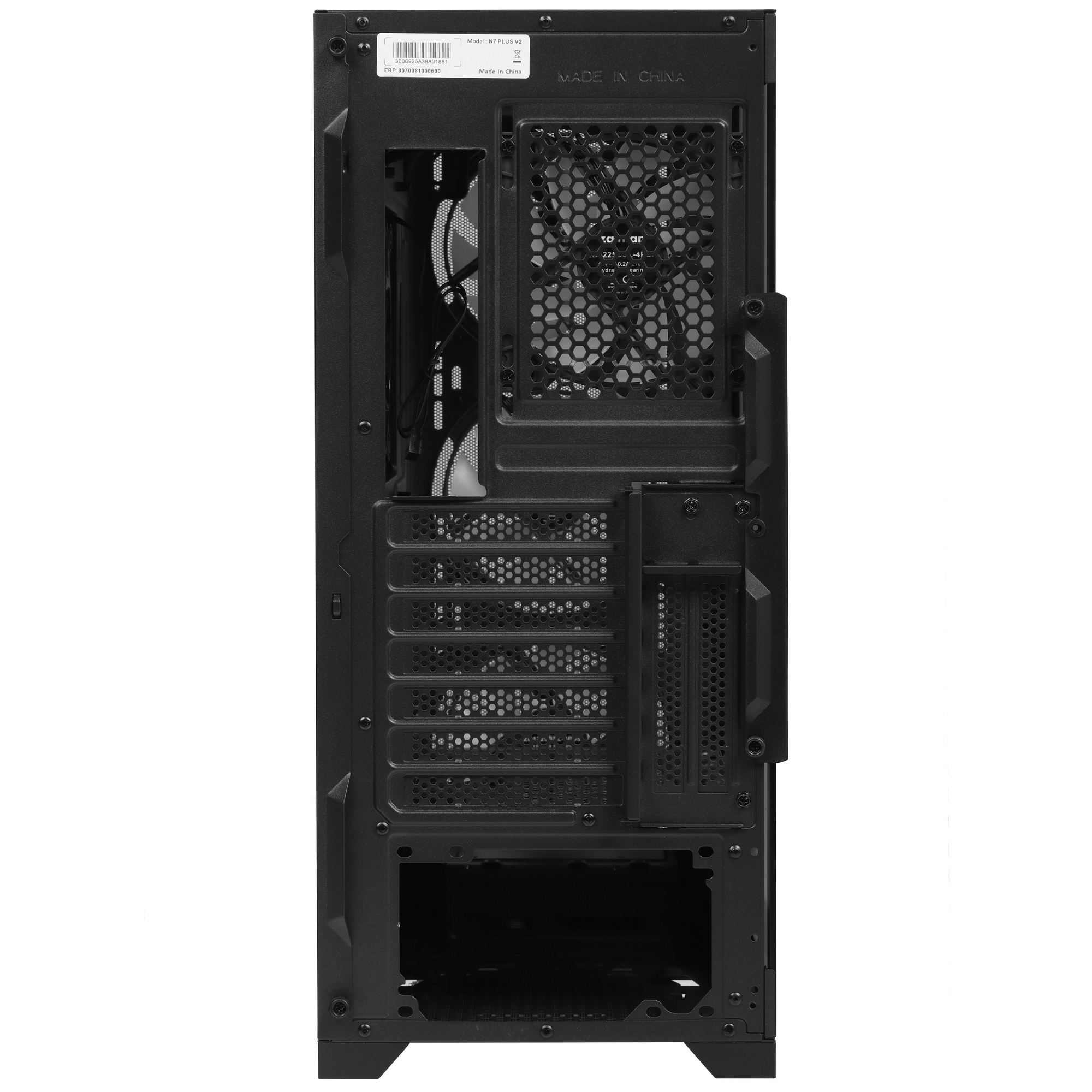 Компьютерный корпус ZALMAN N7 PLUS V2, ATX, BLACK, WINDOW, 1xCombo (3.5” or 2.5”), 1 x 3.5”, 3 x 2.5