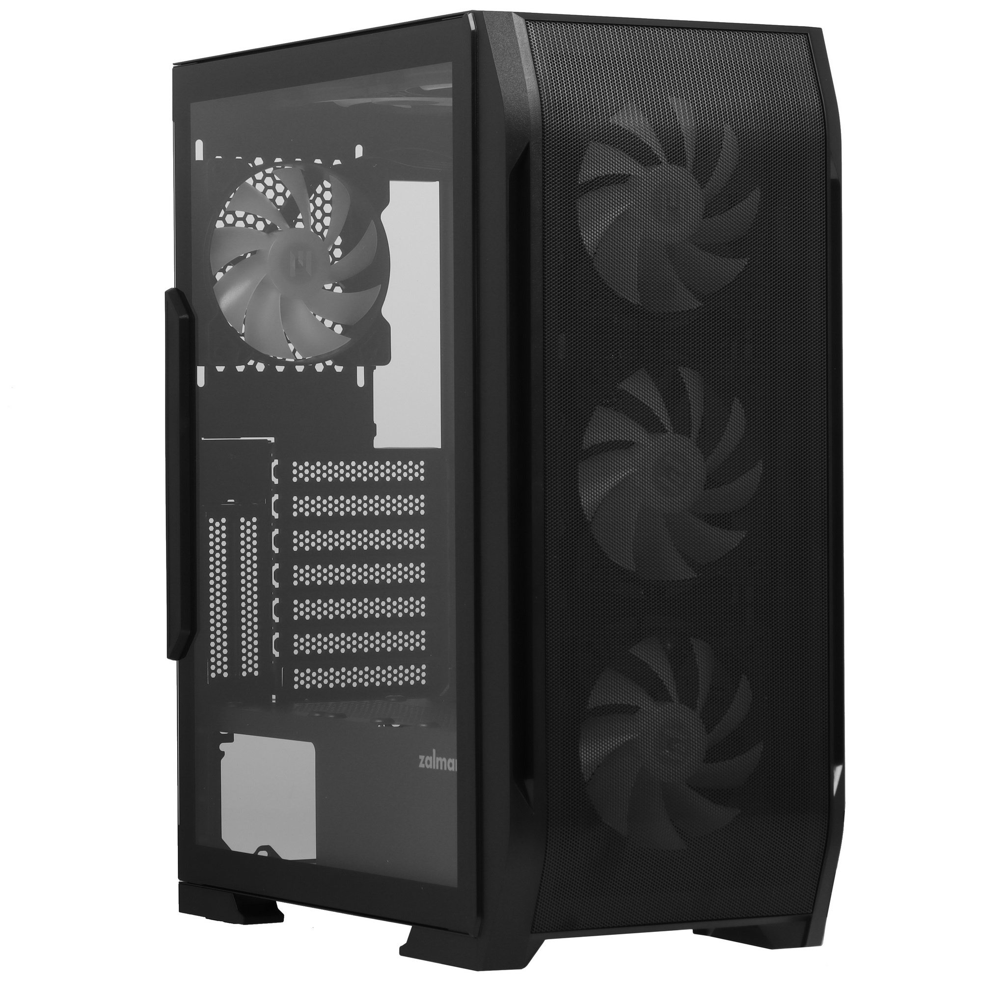 Компьютерный корпус ZALMAN N7 PLUS V2, ATX, BLACK, WINDOW, 1xCombo (3.5” or 2.5”), 1 x 3.5”, 3 x 2.5