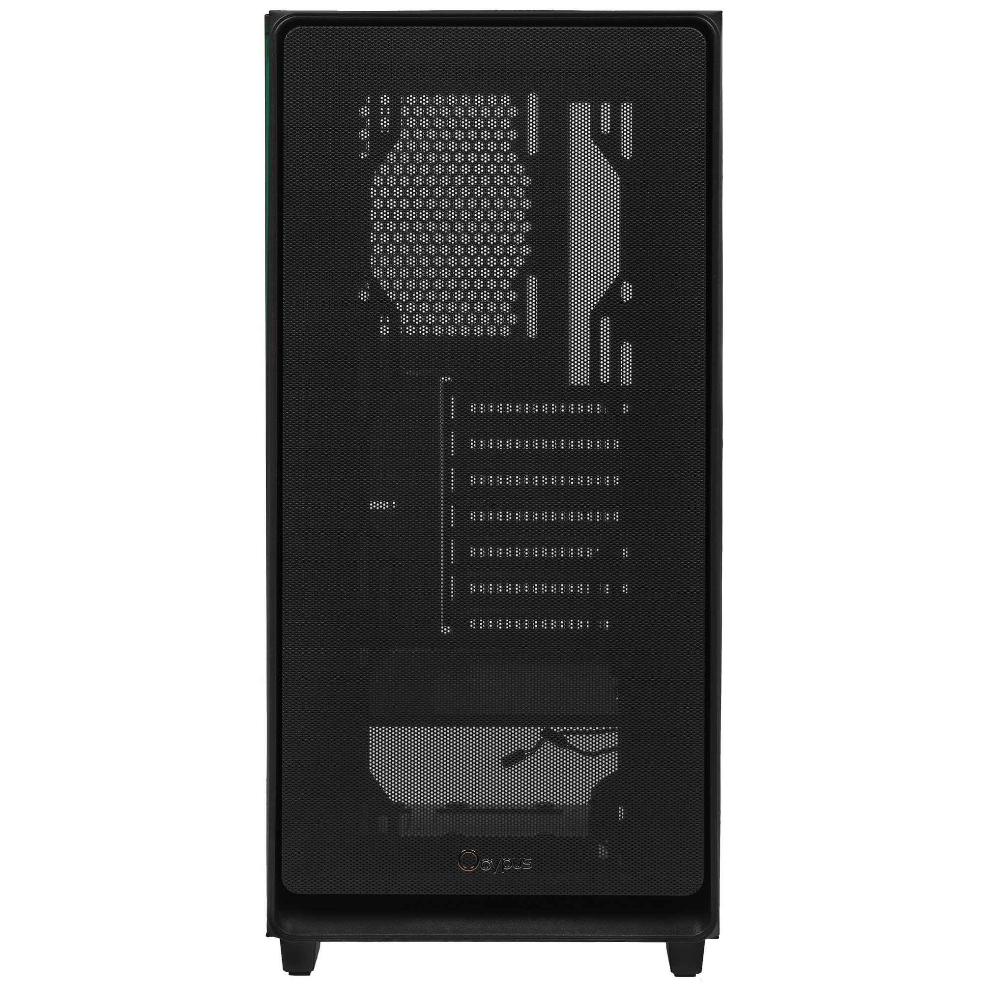 Компьютерный корпус Ocypus Gamma C60 BK ATX / win / black / no PSU / Tempered Glass