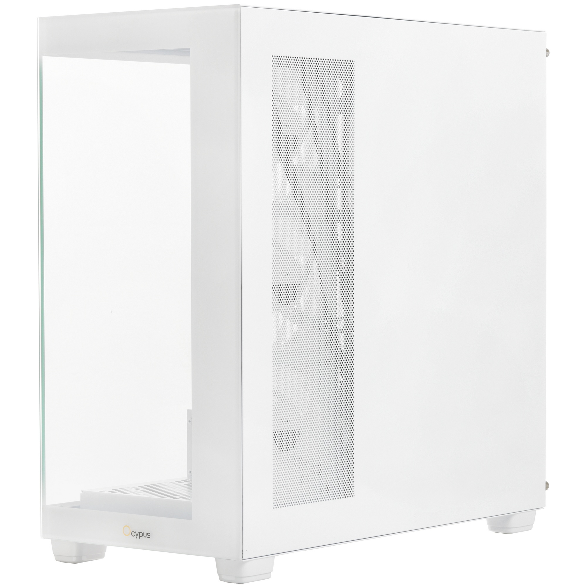 Компьютерный корпус Ocypus Gamma C72 WH ARGB  ATX / win / white / 4 ARGB fans / no PSU / Tempered Gl