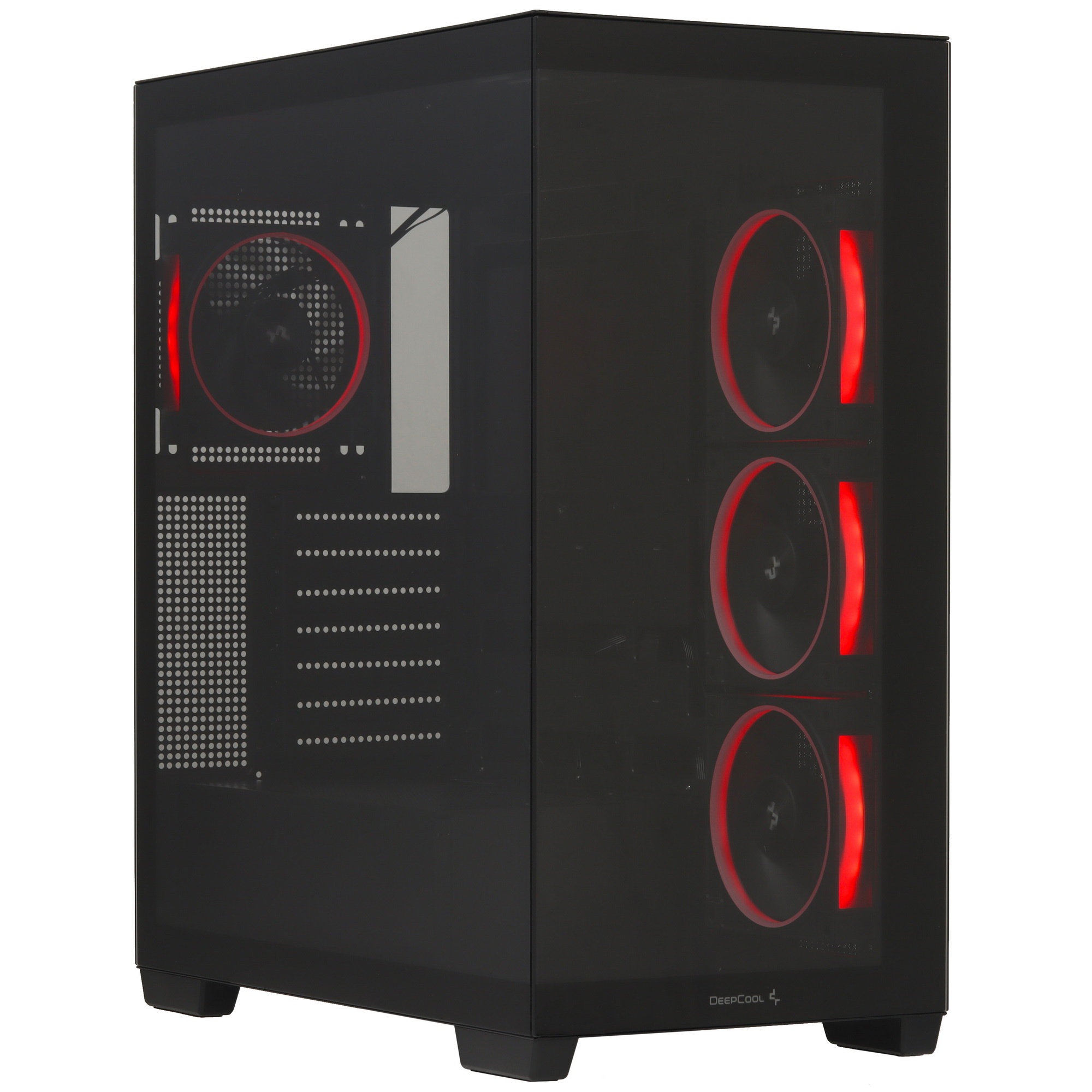 Компьютерный корпус Deepcool CG580 4F V2 без БП, боковое окно (панорама), 4x120mm ARGB PWM вентилято
