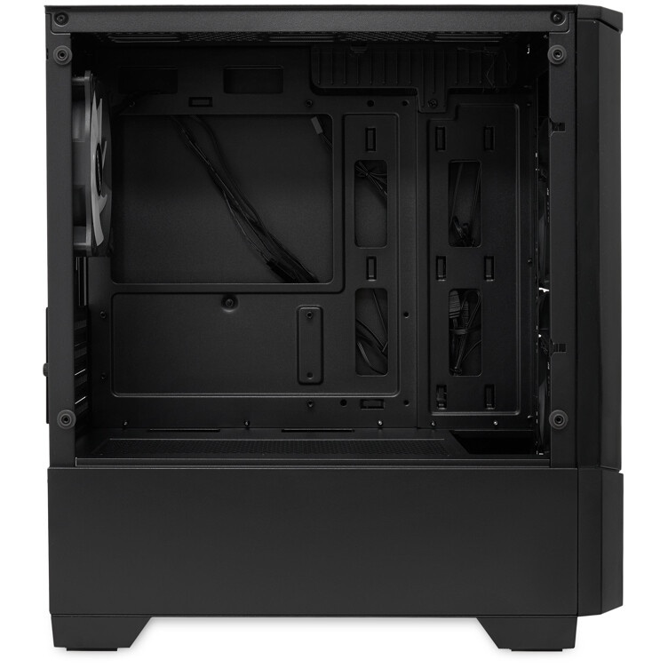 Компьютерный корпус без блока питания HSPD M331, Mesh Mini-tower, Black, TG, 0.4 SPCC, no fans mATX,