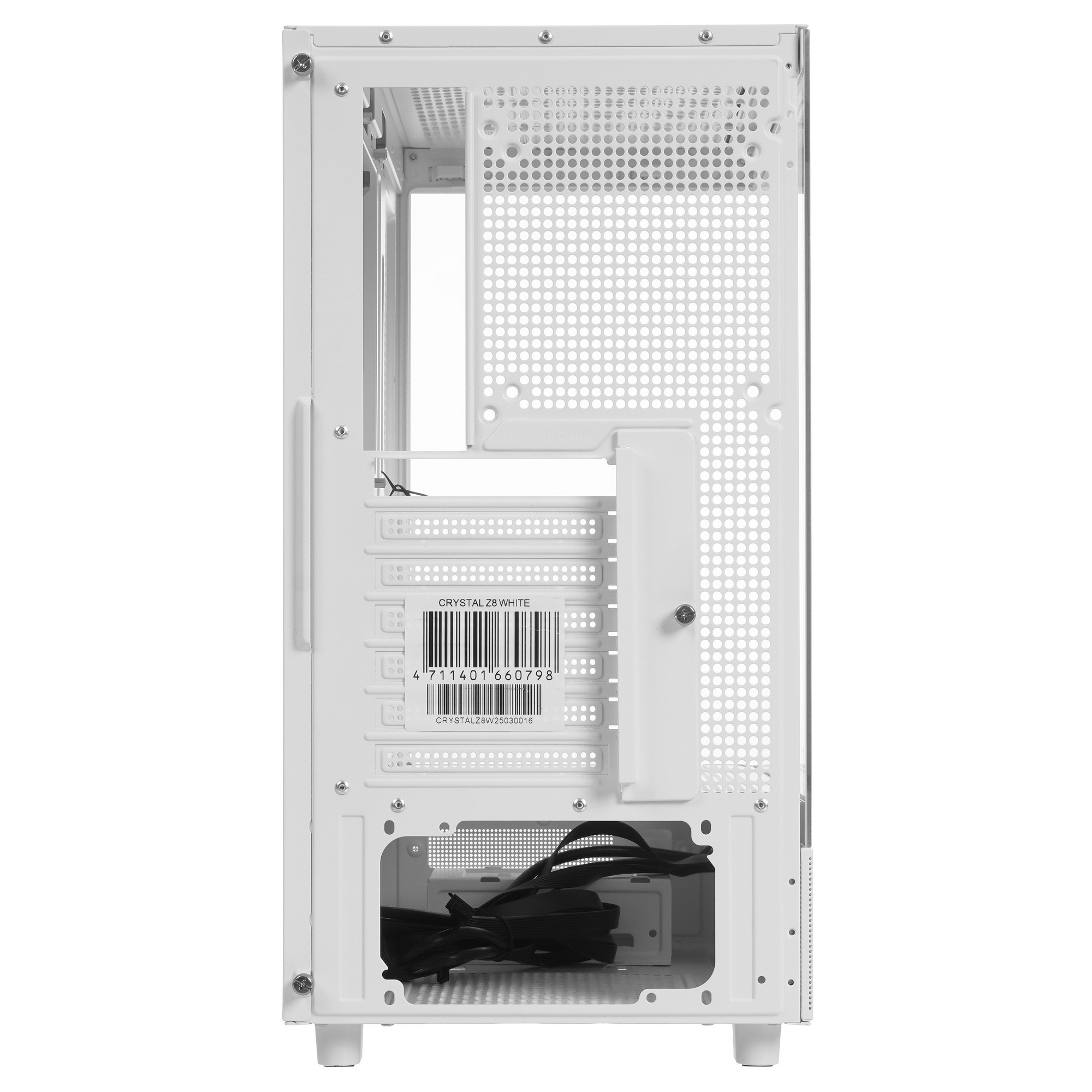 Компьютерный корпус Aerocool / Formula Crystal Z8 белый без БП ATX 9x120mm 7x140mm 1xUSB2.0 1xUSB3.0