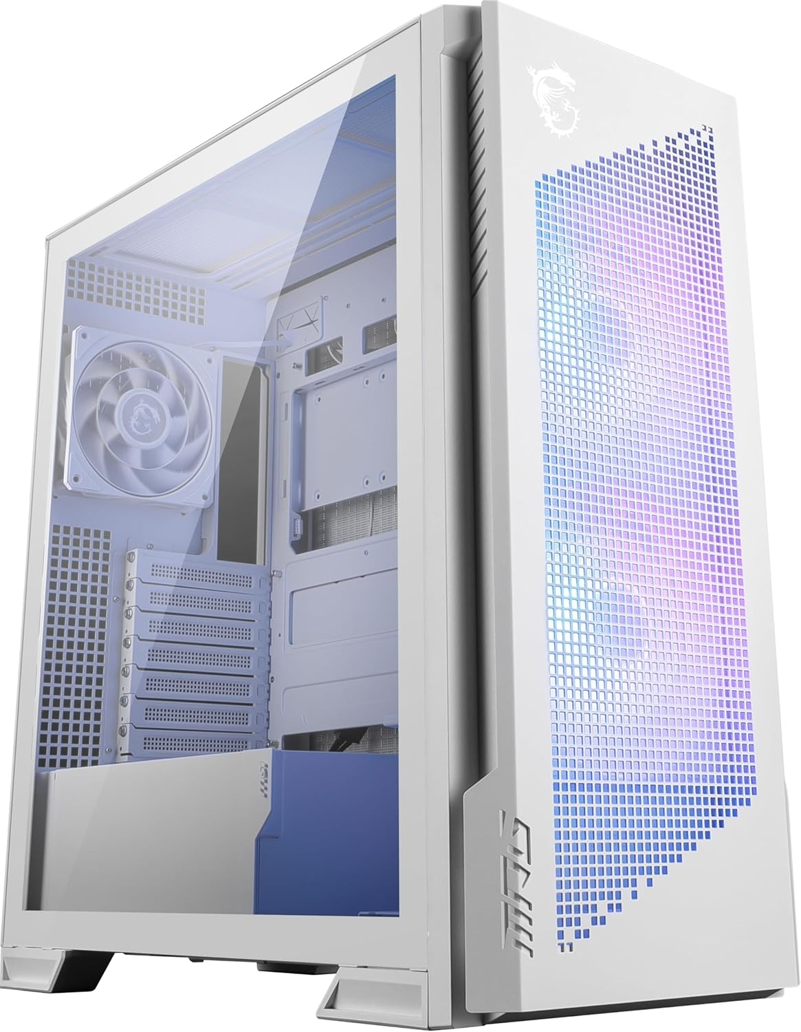 Компьютерный корпус MSI MPG VELOX 300R AIRFLOW PZ белый, Global, 2xUSB 3.2 Gen 1, 1xUSB 3.2 Gen2Type