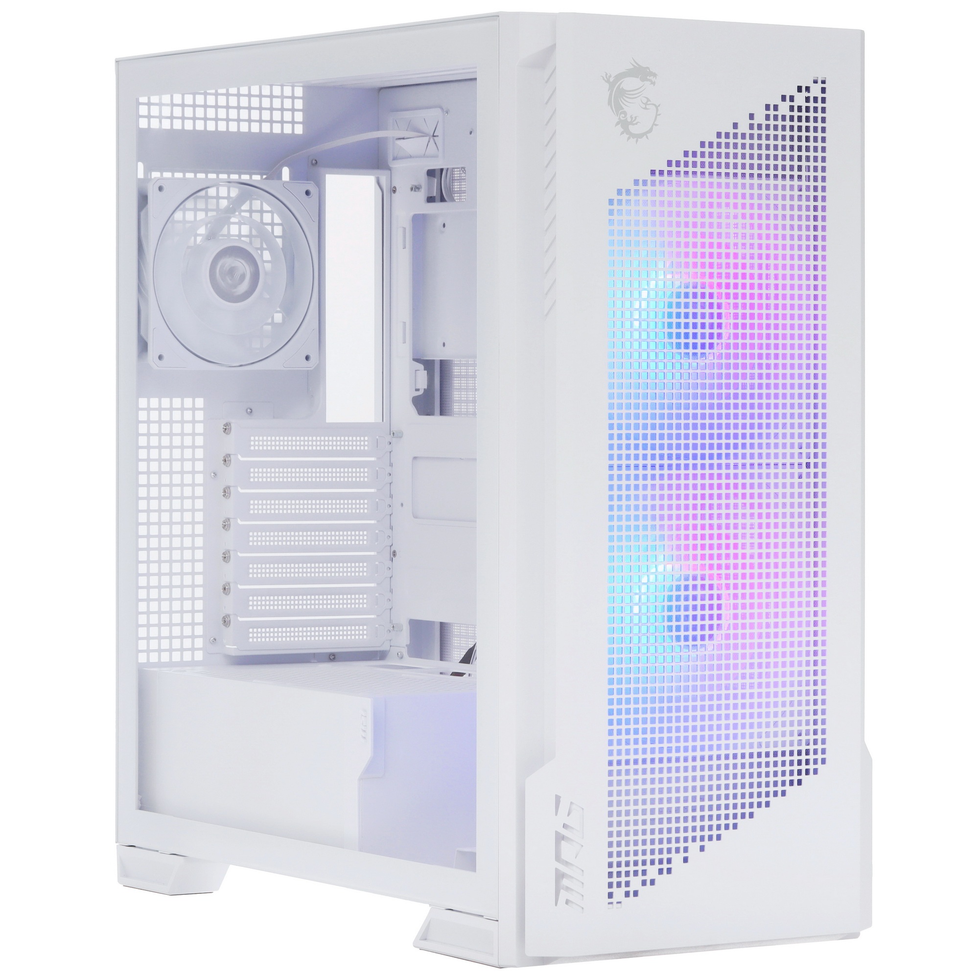 Компьютерный корпус MSI MPG VELOX 300R AIRFLOW PZ белый, Global, 2xUSB 3.2 Gen 1, 1xUSB 3.2 Gen2Type