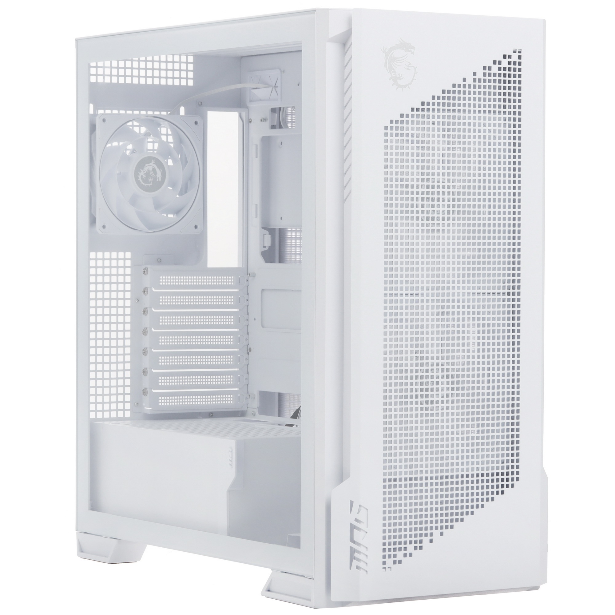 Компьютерный корпус MSI MPG VELOX 300R AIRFLOW PZ белый, Global, 2xUSB 3.2 Gen 1, 1xUSB 3.2 Gen2Type