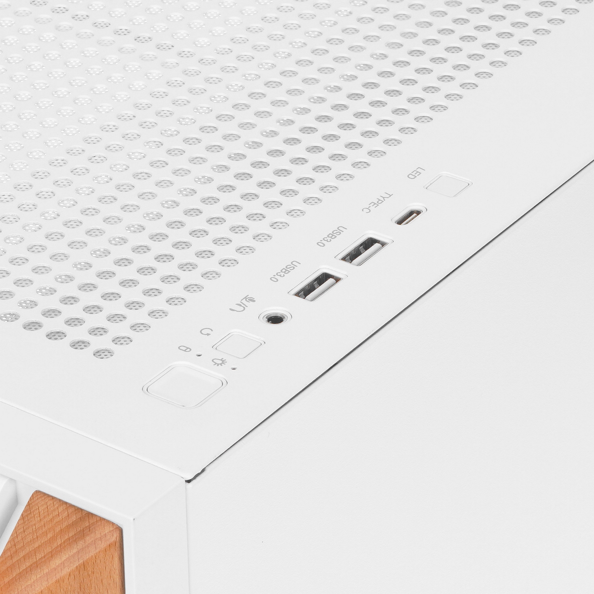 Корпус ПК без блока питания SAMA Z60 White, Midi-Tower, TG, 4x140mm ARGB, 2xUSB 3.0 + 1xUSB 3.1 Type