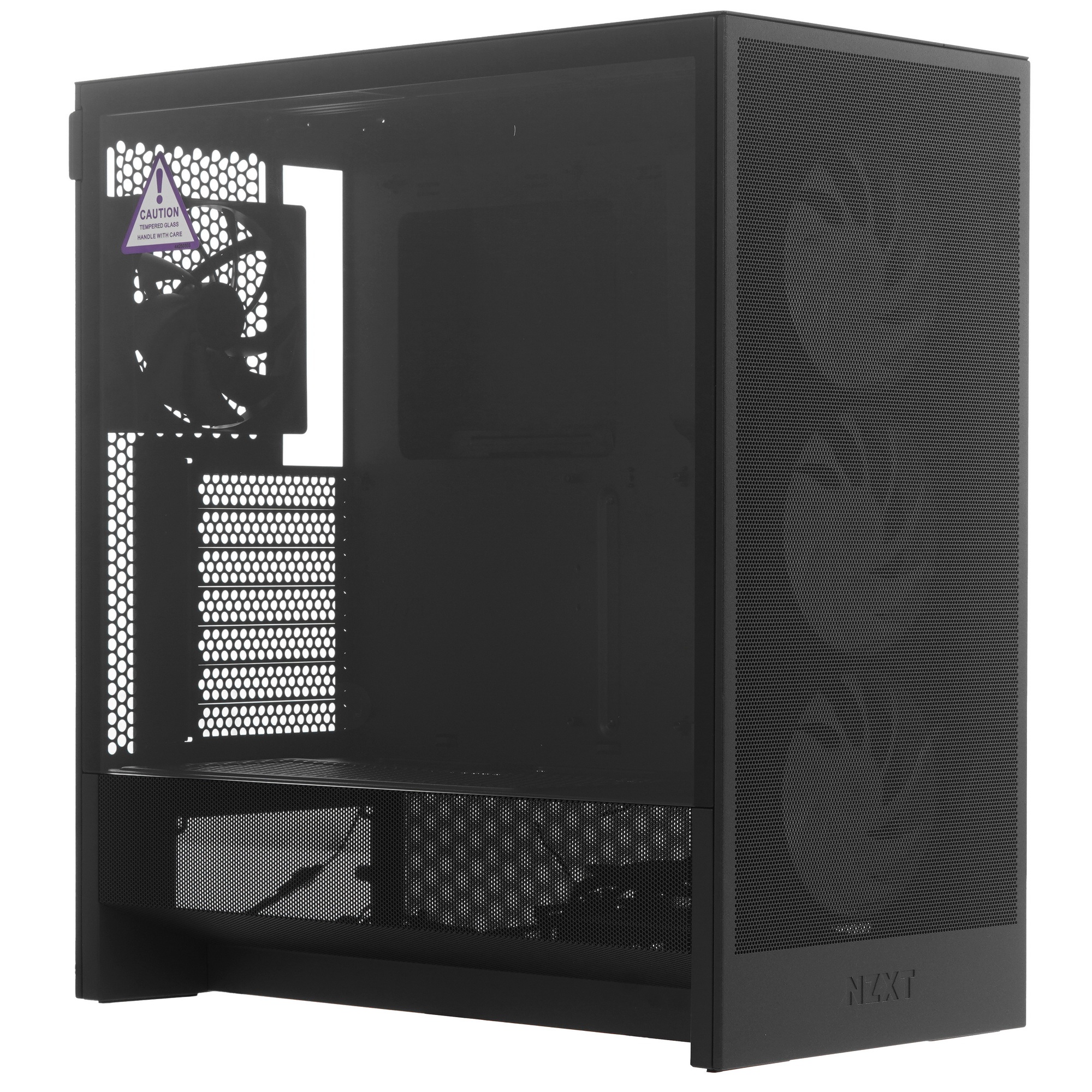 Корпус без блока питания/ Case NZXT H5 Flow RGB, Midi-Tower, TG, 3x120mm RGB + 1x120mm, 1xUSB-A 3.2