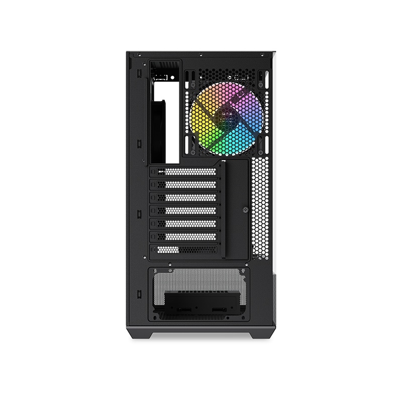 Корпус ПК без блока питания SAMA V40 Black, Midi-Tower, TG, 6x120mm ARGB, 2xUSB 3.0 + 1xUSB 3.1 Type