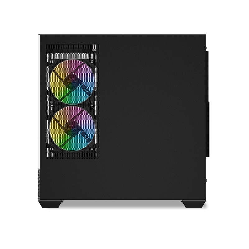 Корпус ПК без блока питания SAMA V40 Black, Midi-Tower, TG, 6x120mm ARGB, 2xUSB 3.0 + 1xUSB 3.1 Type