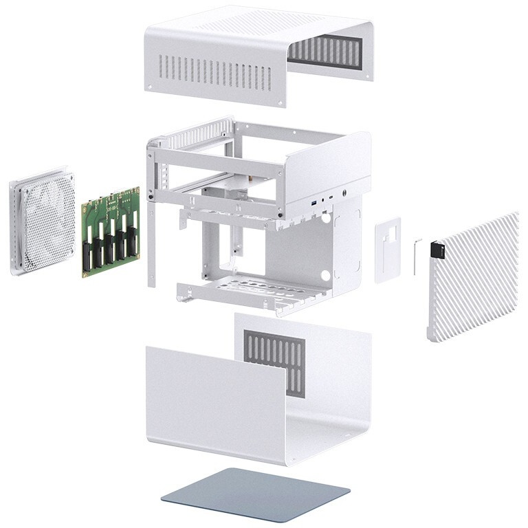 Компьютерный корпус Asus AP201/WHT/MESH AP201 ASUS PRIME CASE MESH WHITE EDITION (90DC00G3-B39000) (
