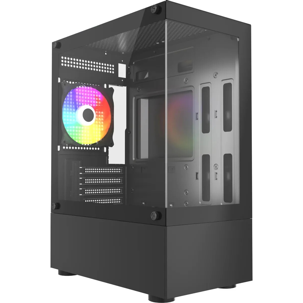 Корпус Accord ACC-285-02B черный без БП mATX 1x120mm 1xUSB2.0 1xUSB3.0 1xUSB3.1 audio