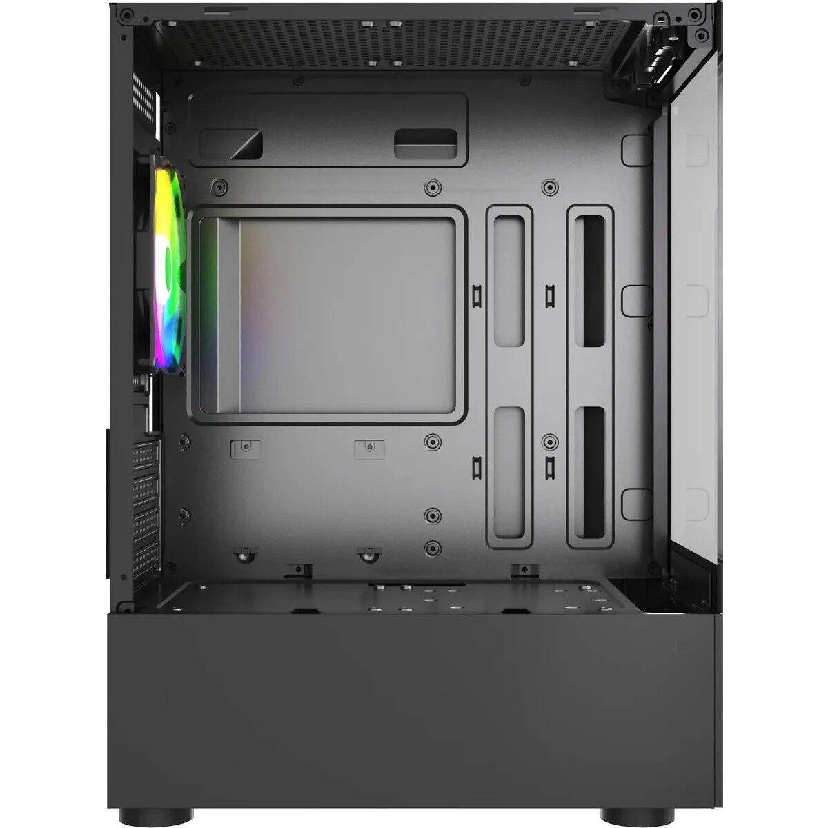 Корпус Accord ACC-285-02B черный без БП mATX 1x120mm 1xUSB2.0 1xUSB3.0 1xUSB3.1 audio