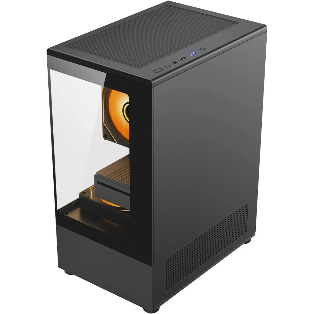Корпус Accord ACC-285-02B черный без БП mATX 1x120mm 1xUSB2.0 1xUSB3.0 1xUSB3.1 audio